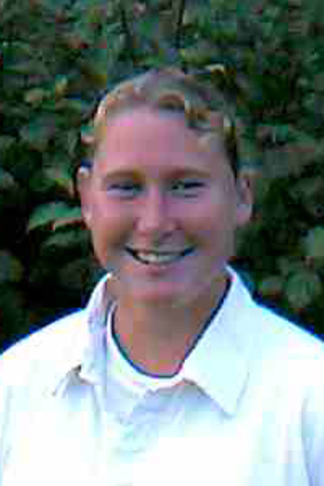 Portrait of Rowan Milburn, August 2000 - Netherlands player in the CricInfo Women's World Cup 2000