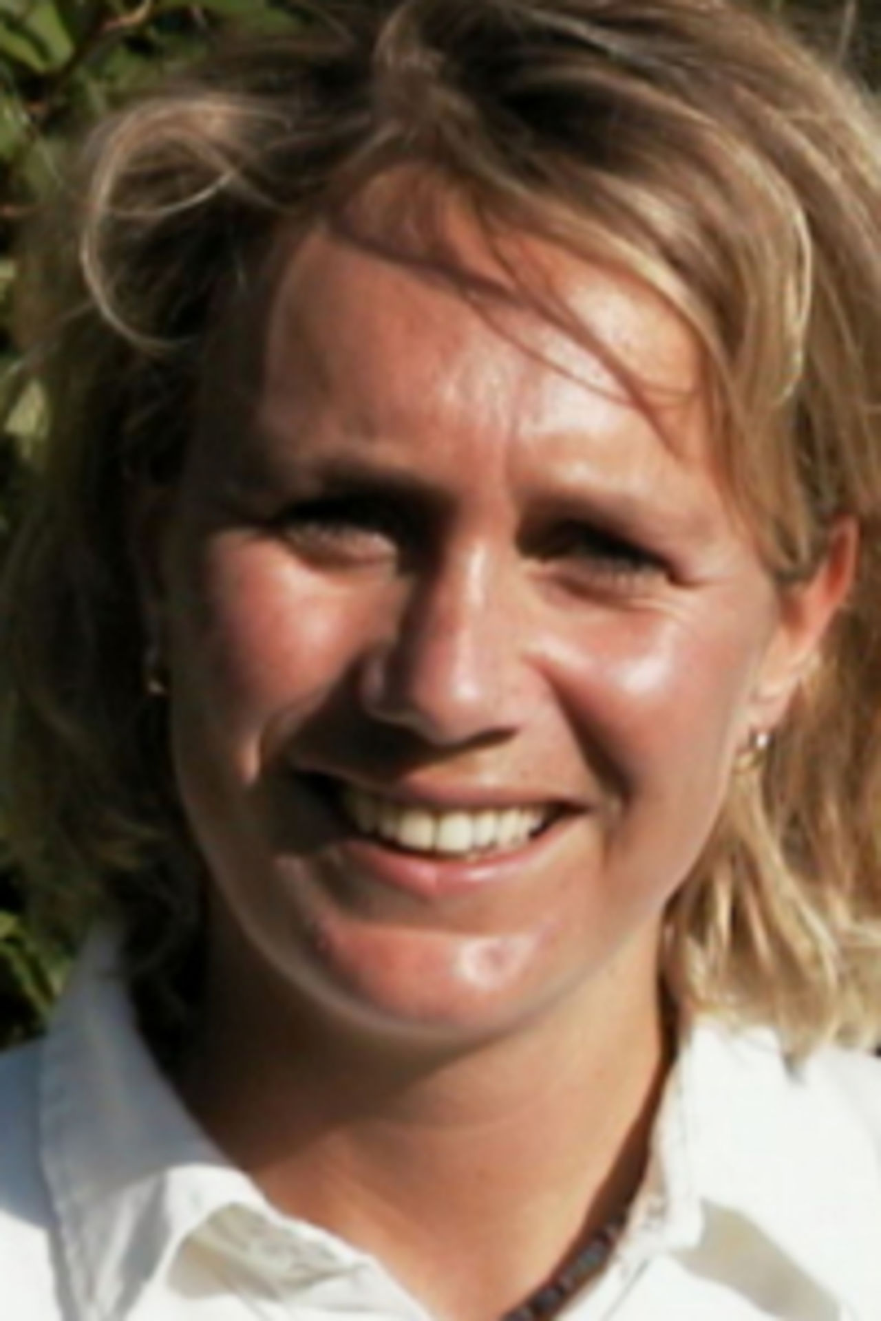 Portrait of Pauline te Beest, August 2000 - Netherlands captain in the CricInfo Women's World Cup 2000
