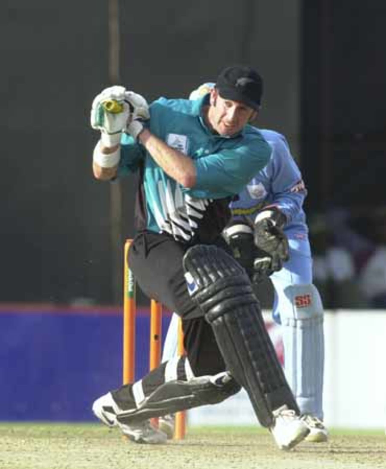 The final of the ICC KO tournament at the Nairobi Gymkhana, New Zealand v India, October 2000