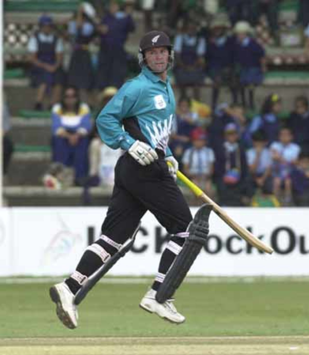 In the Pakistan v New Zealand ICCKO semi final, Nairobi Gymkhana ground, October 2000