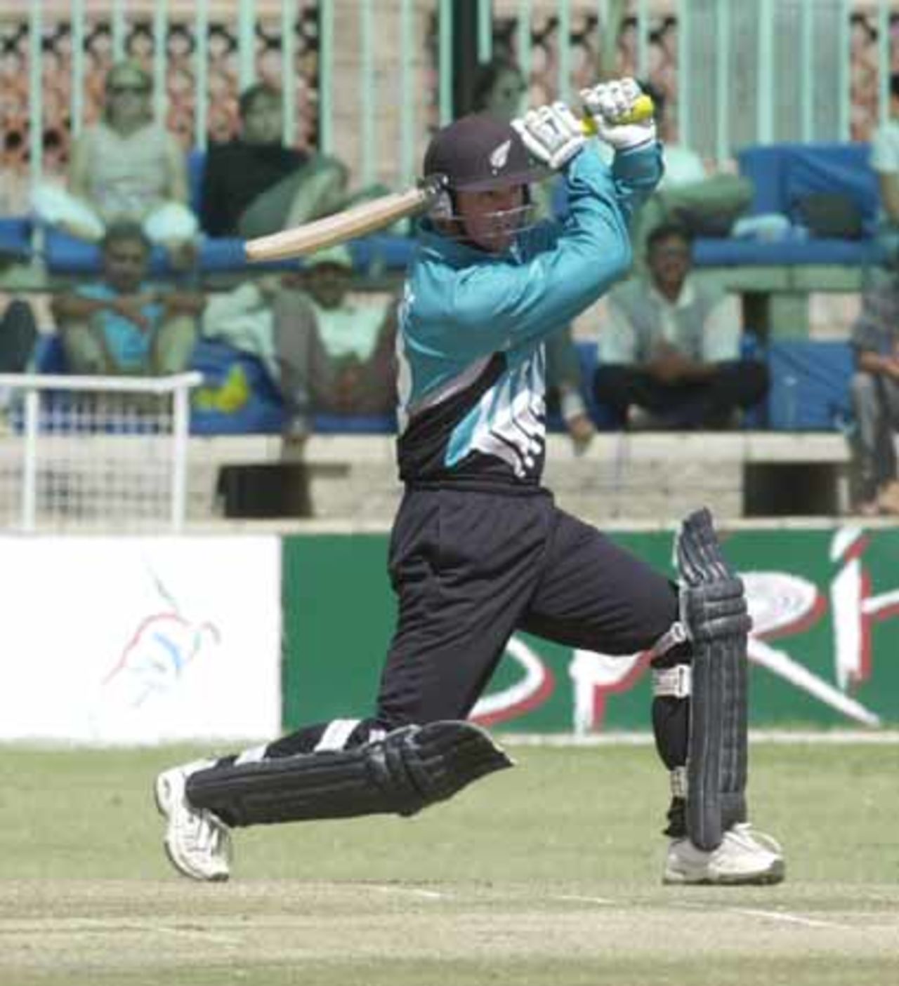 In the Pakistan v New Zealand ICCKO semi final, Nairobi Gymkhana ground, October 2000