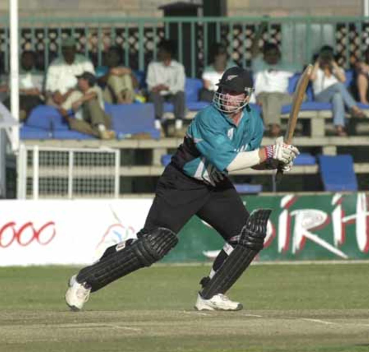 In the Pakistan v New Zealand ICCKO semi final, Nairobi Gymkhana ground, October 2000