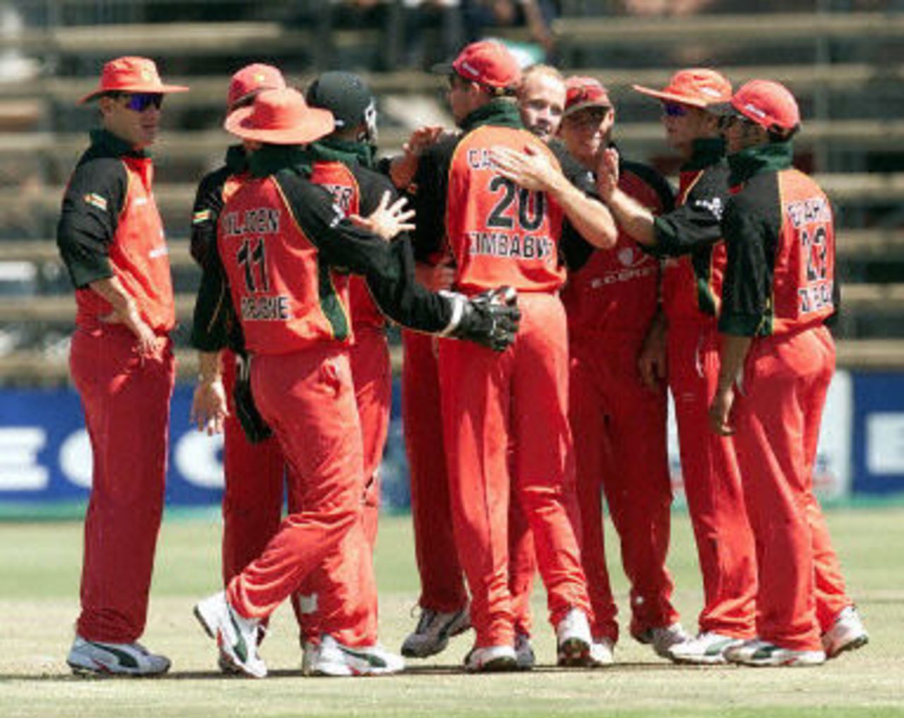 Zimbabwe v England, 1st ODI, Harare Sports Club 3 September 2001