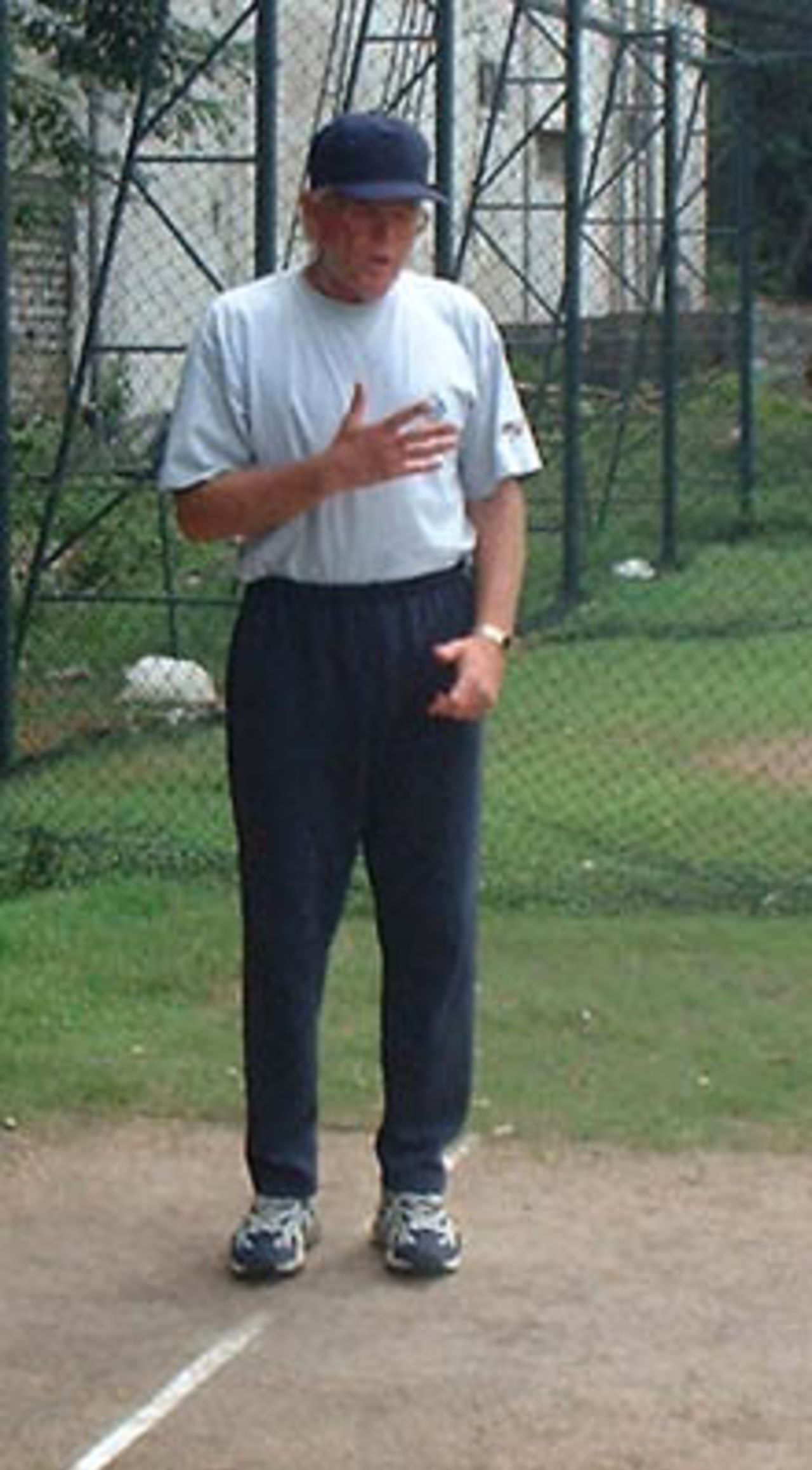 Barry Richards during his coaching stint with Sri Lanka