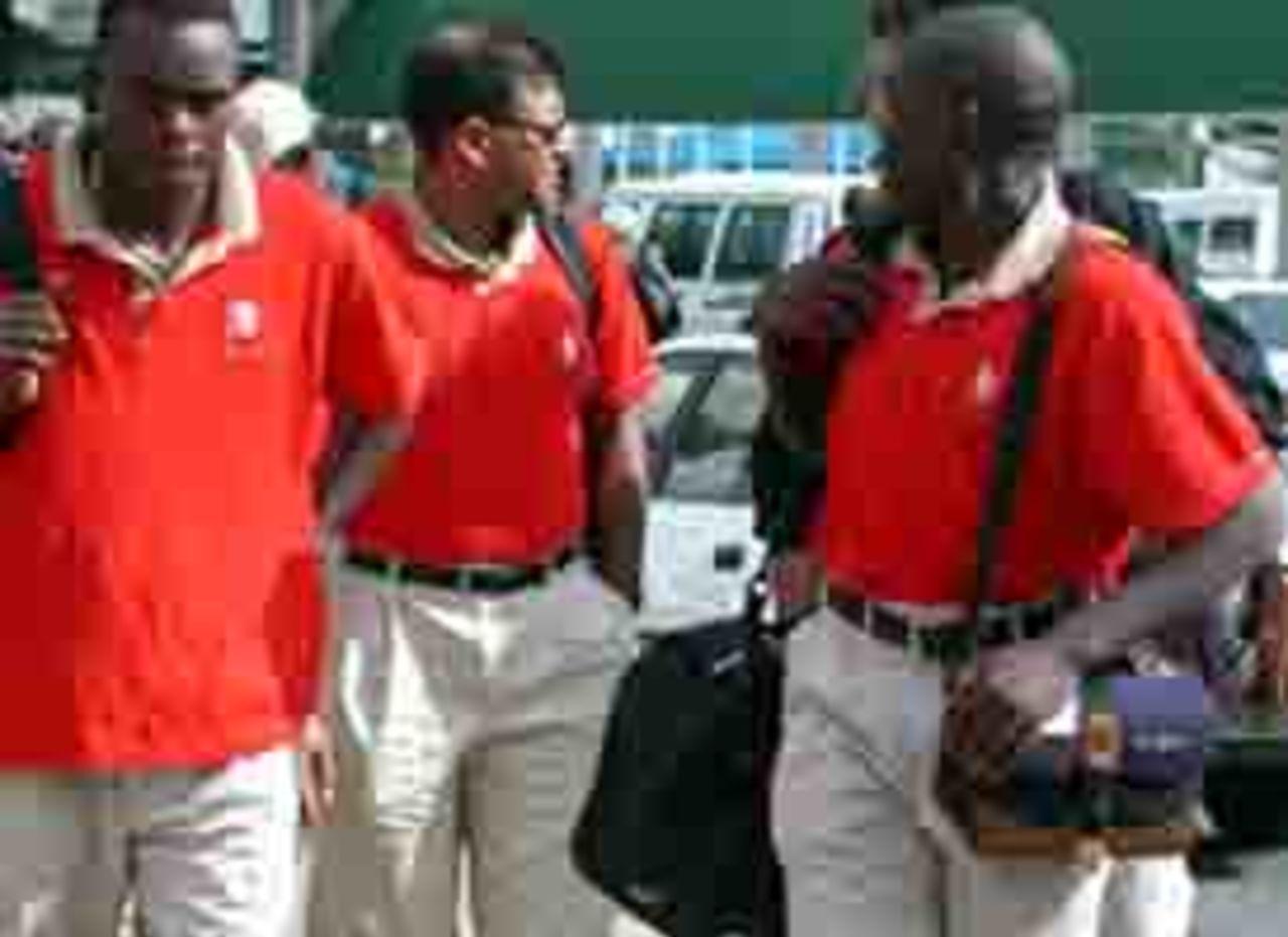 Kenya cricket team arrives in Cape Town