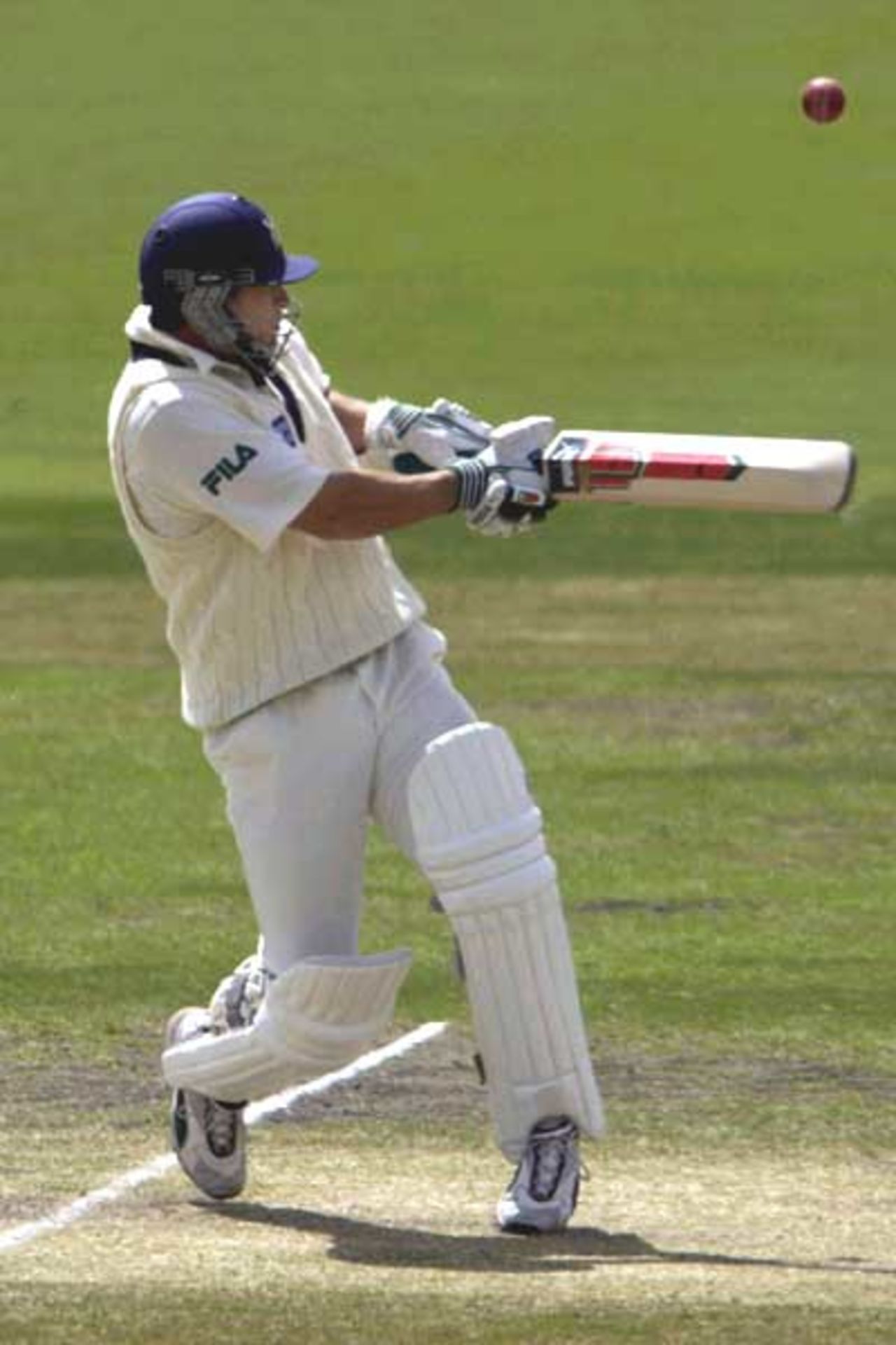 18 Oct 2001: Victorian batsman Brad Hodge in action in the Pura Cup match between the Southern Rdbacks and the Victoria Bushrangers played at Adelaide Oval, Adelaide, Australia.