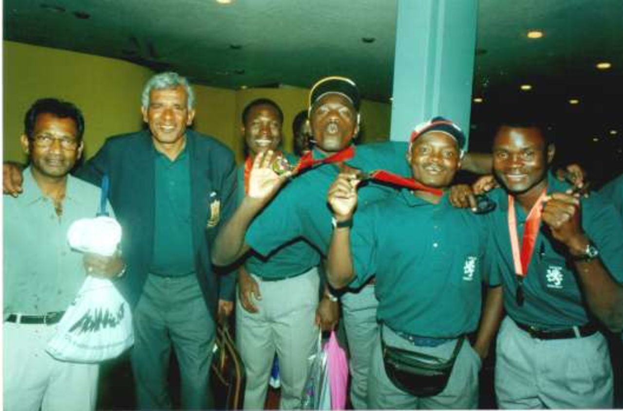 Africa Cup Champs returning home (October 1998)