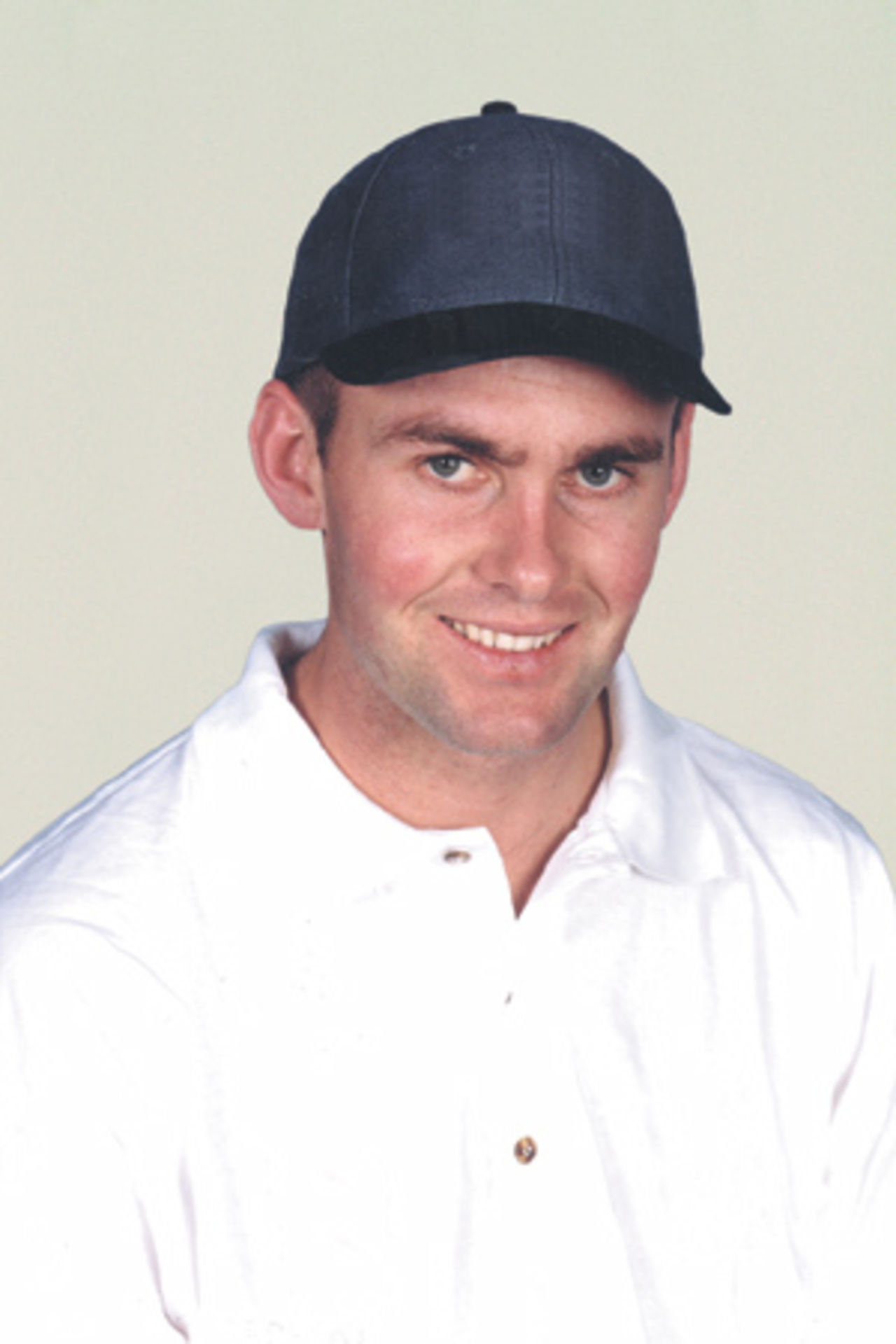 Portrait of Robbie Hart - New Zealand player in the 2002/03 season.