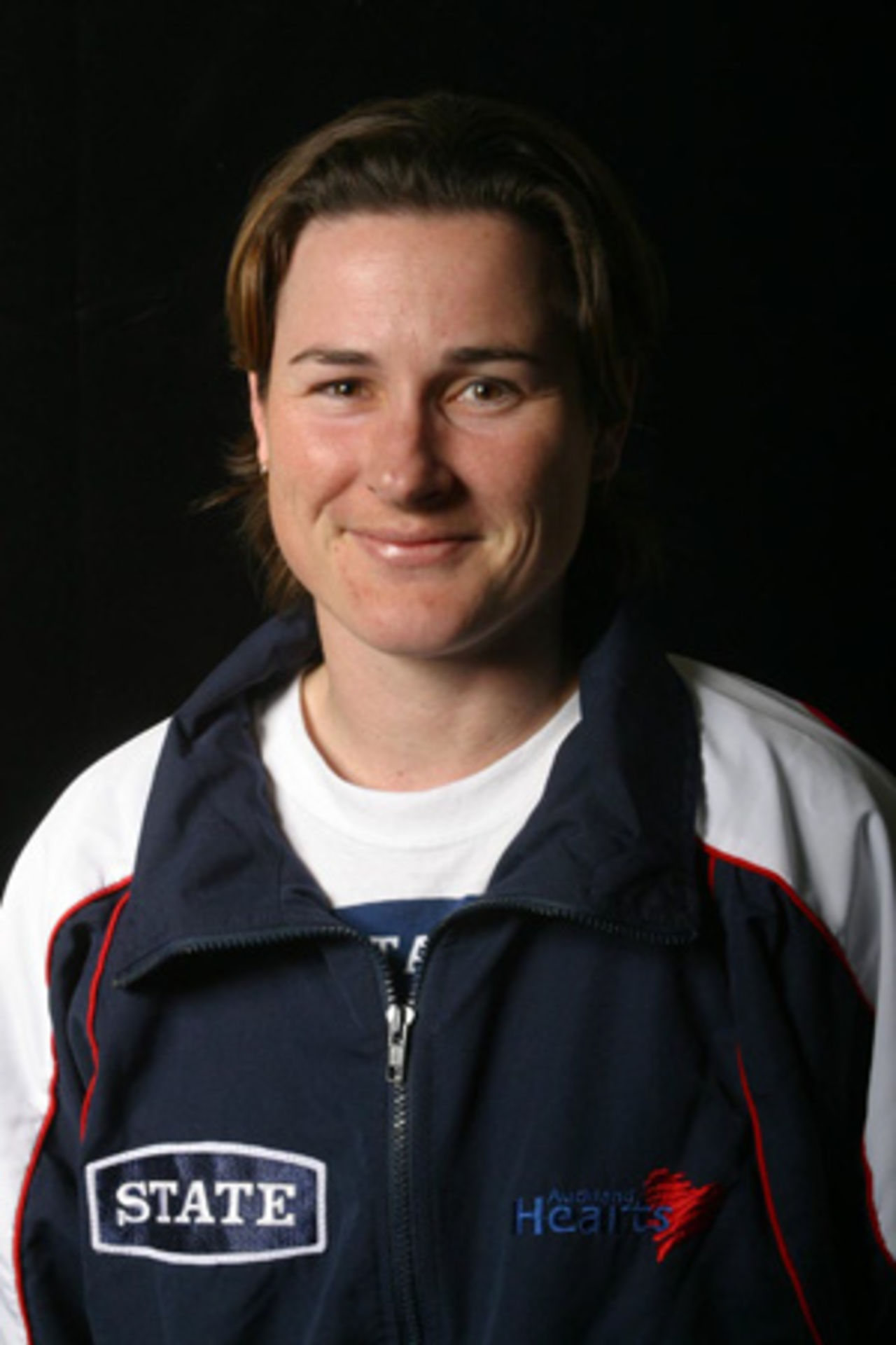 Portrait of Michelle Lynch, Auckland women's captain in the 2002/03 season.