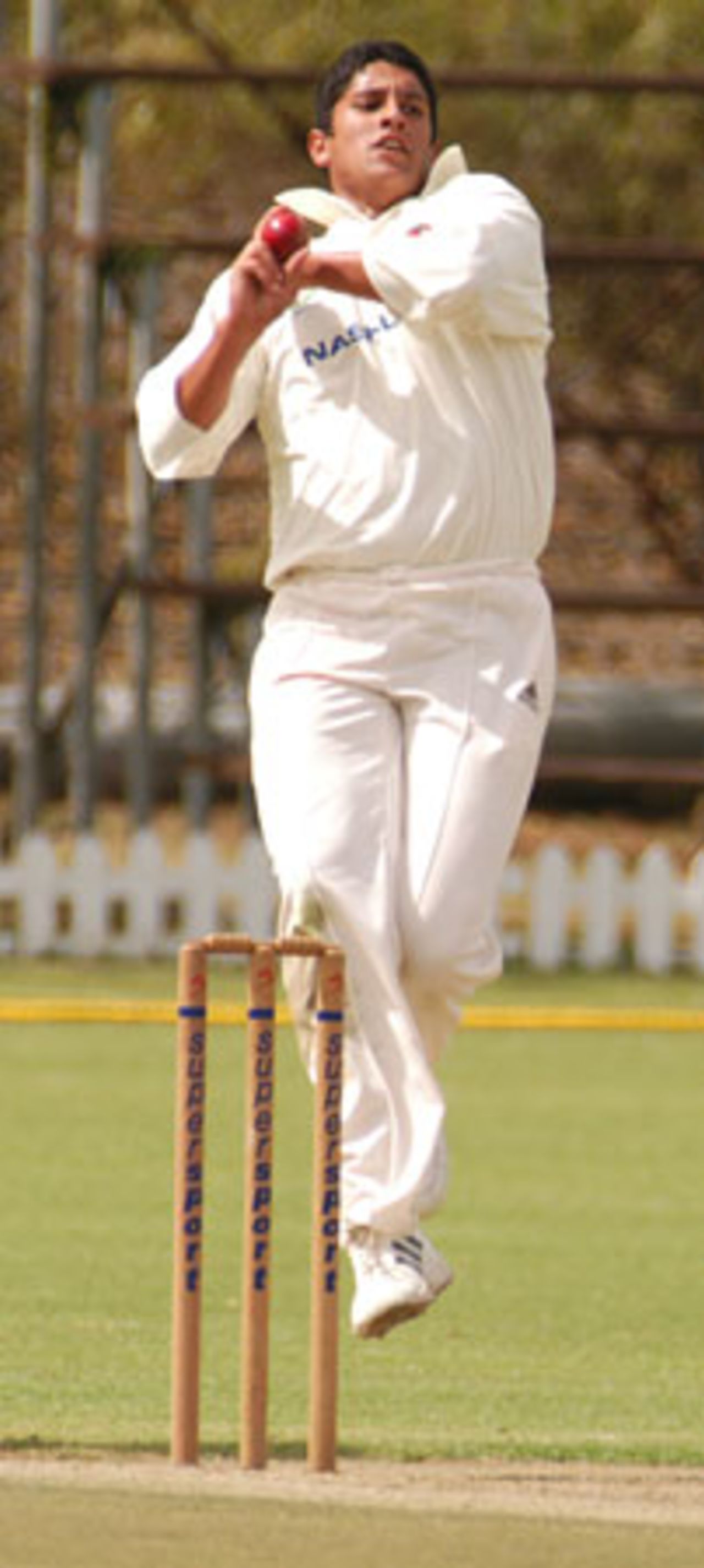 Nashua WP debutant Rory Kleinveldt in action against Border at Bellville