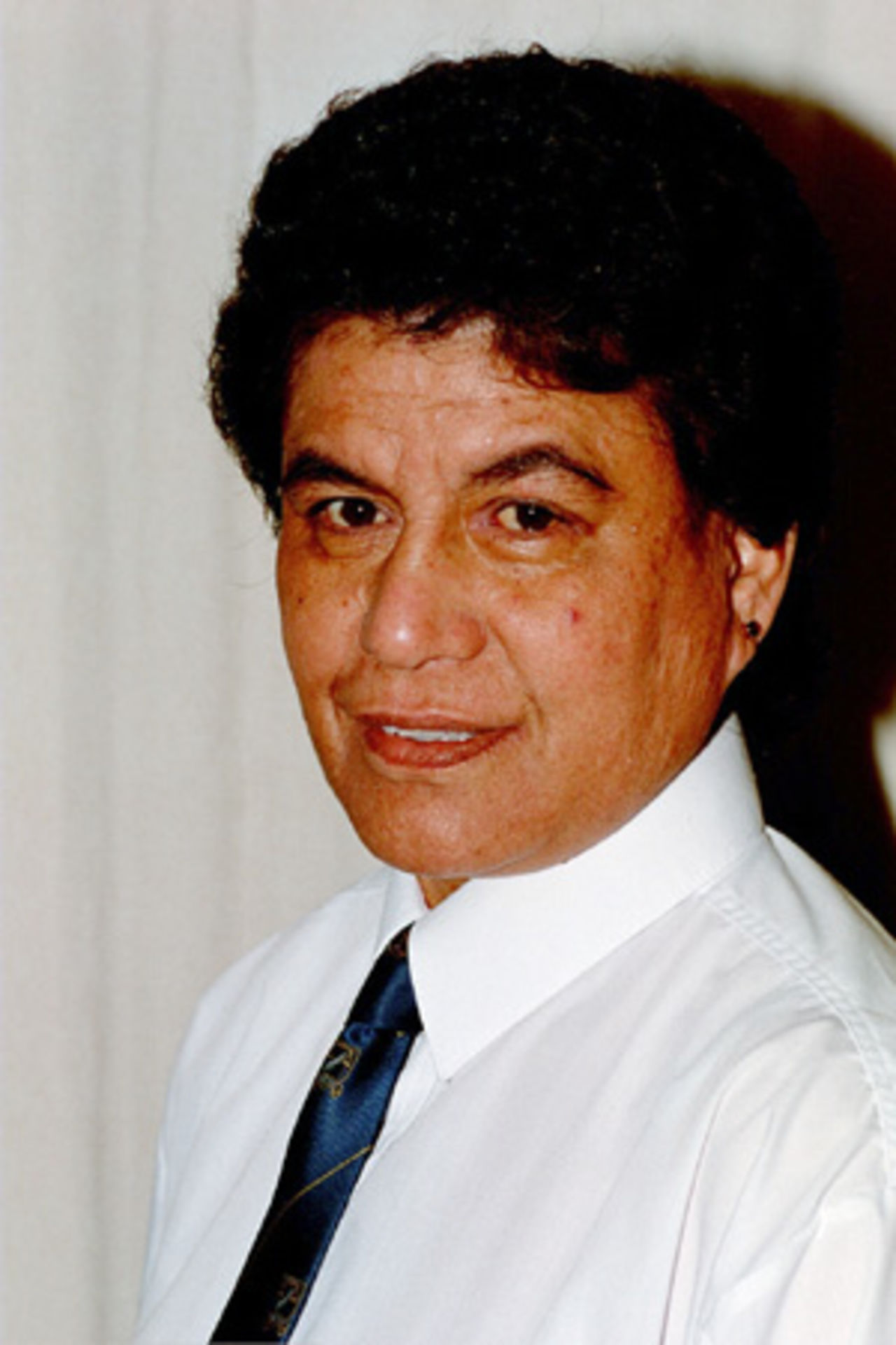 Portrait of Kathy Cross, New Zealand reserve panel umpire in the 2002/03 season.