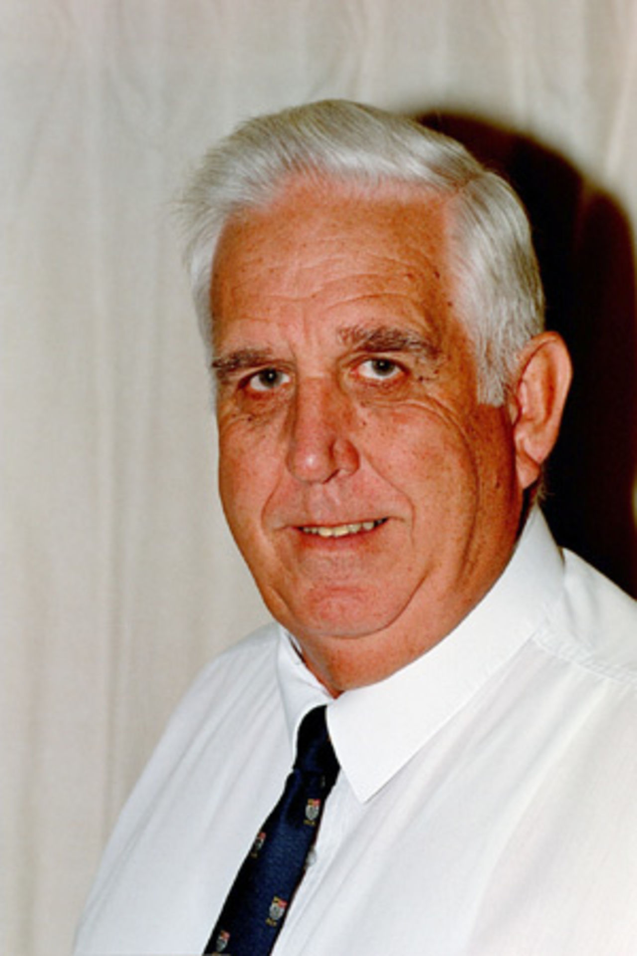 Portrait of Peter Wright, New Zealand reserve panel umpire in the 2002/03 season.