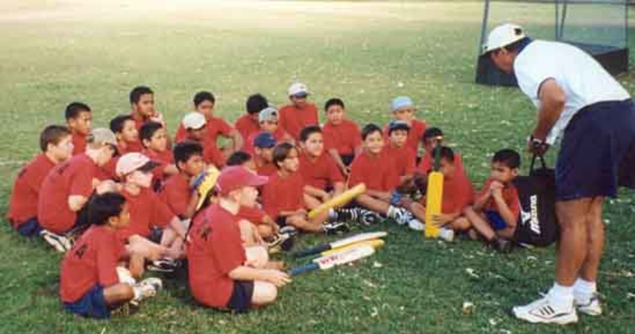 SECA President Mr Seb Kohlhase has spent many years developing junior cricket in Samoa.