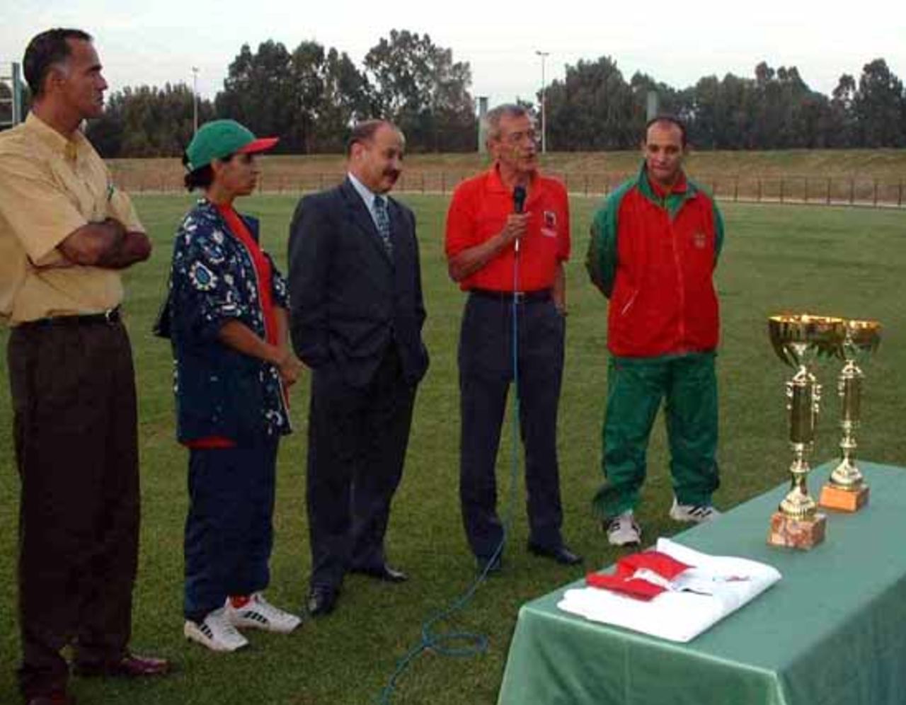 GCA Chairman addresses the teams and officials, 21-22 September 2003
