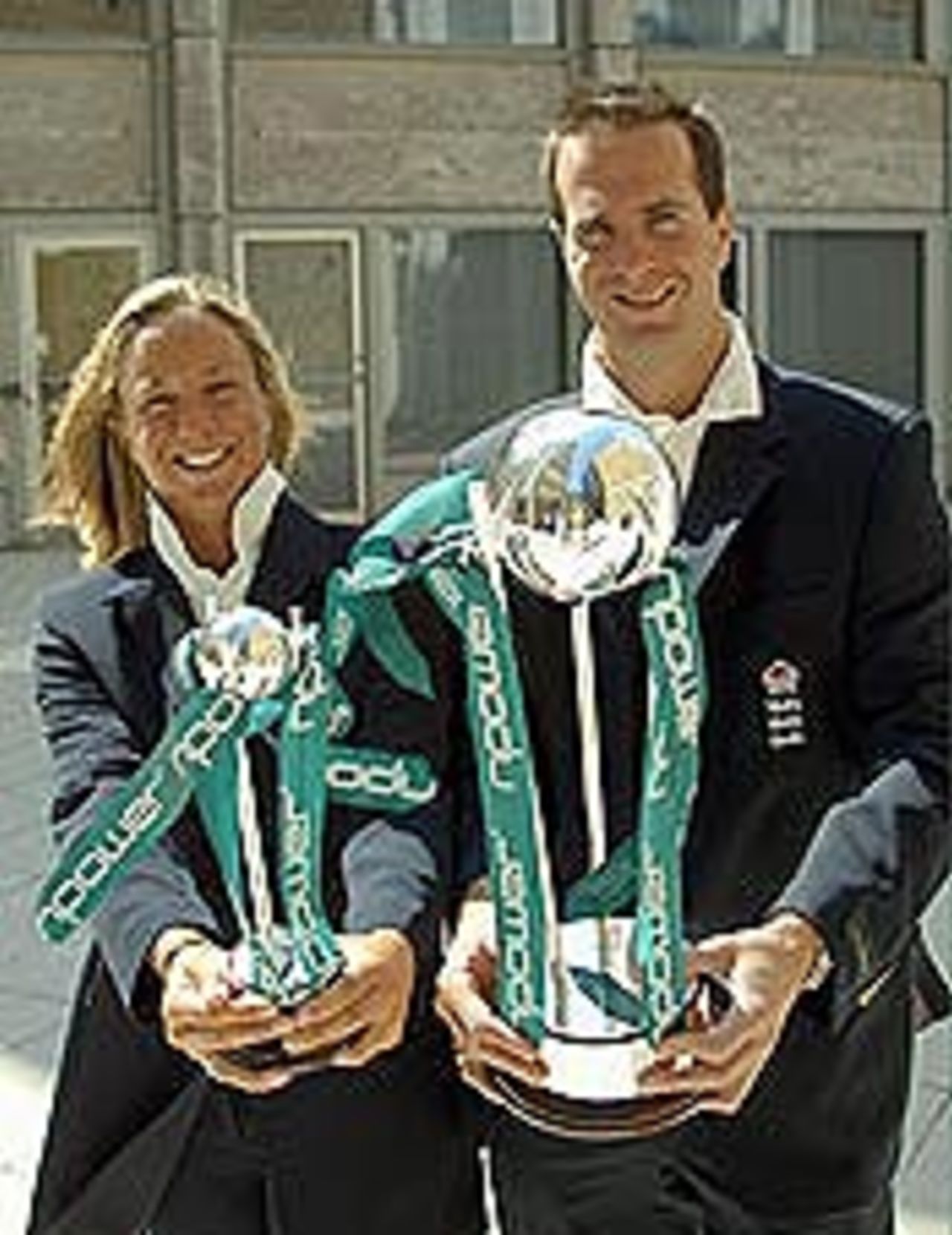 Clare Connor and Michael Vaughan