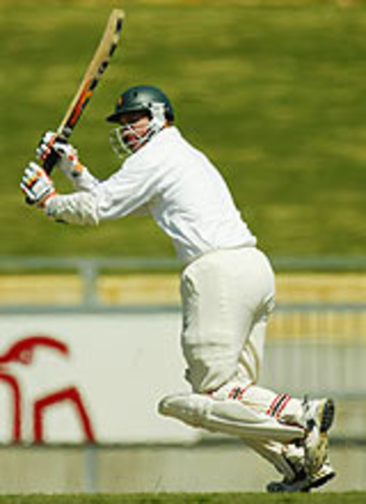 Craig Wishart of Zimbabwe on his way to 100 in Zimbabwe's match against Western Australia, October 4, 2003