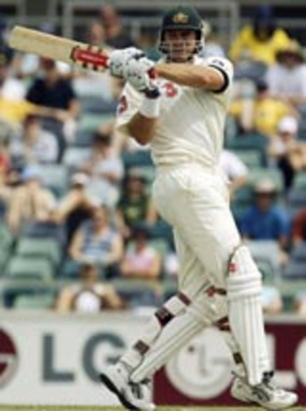 Matthew Hayden on his way to a new Test world record 380