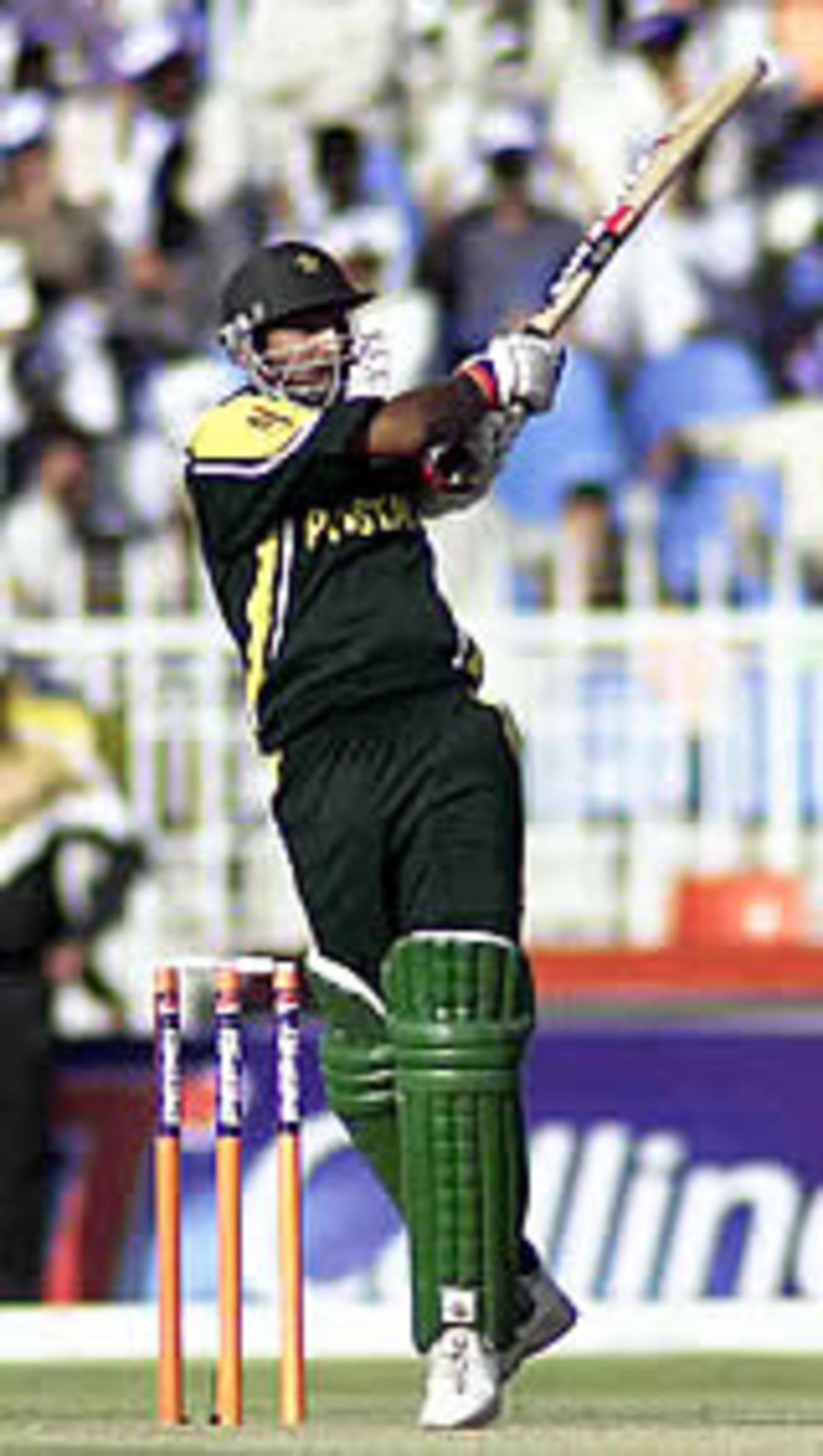 Yousuf Youhana with 60 was Pakistan's top-scorer, Pakistan v South Africa, 4th ODI, Rawalpindi, October 10, 2003.
