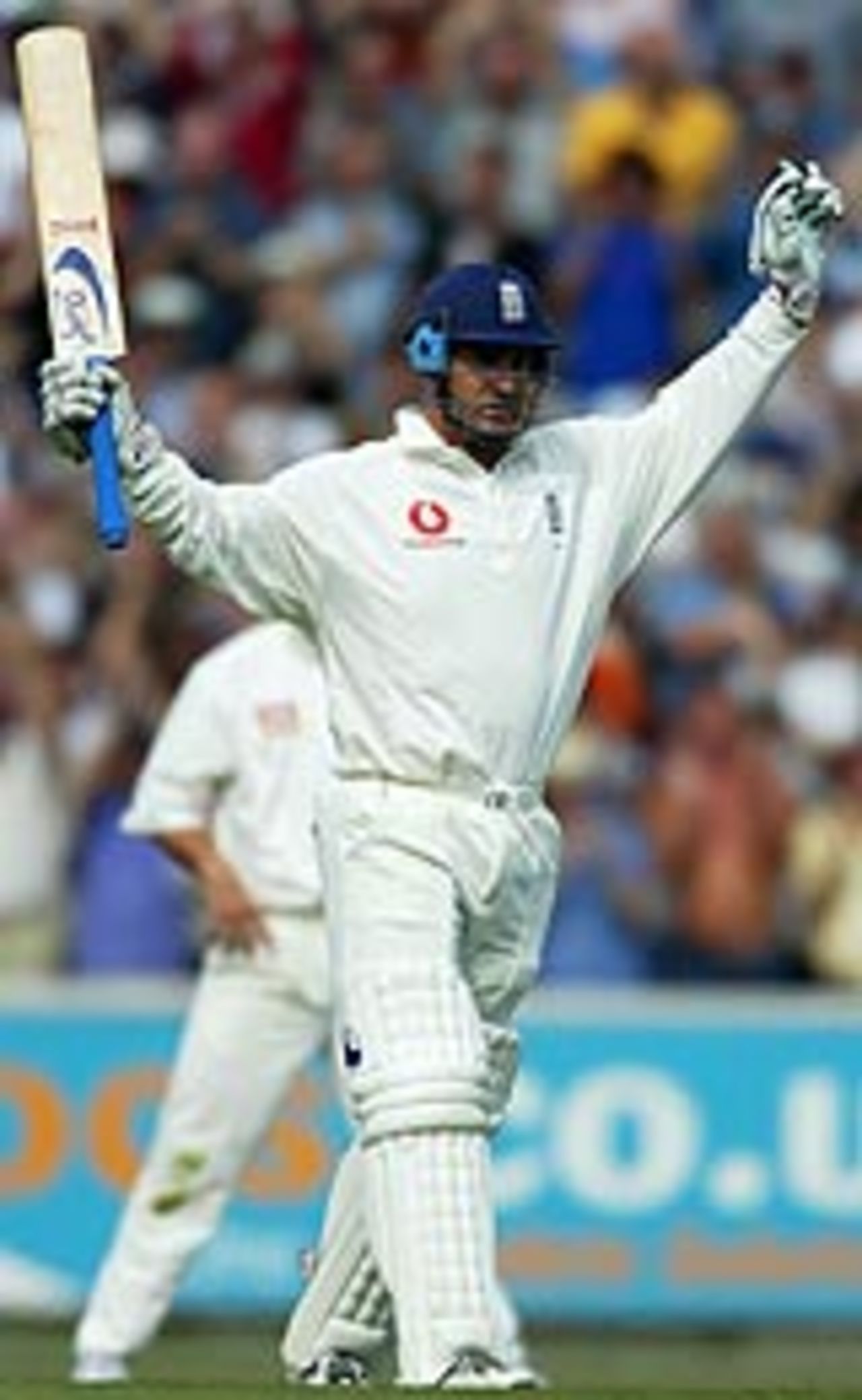Graham Thorpe marked his return to Test cricket with a hundred at the Oval