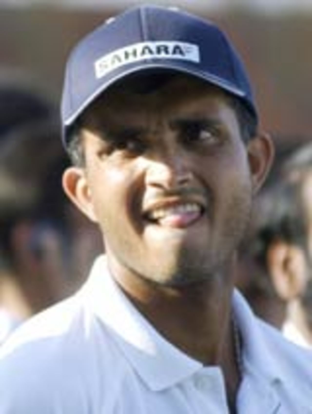 Sourav Ganguly's groin infection could put him out of action for the Mohali Test, India v New Zealand, 2003