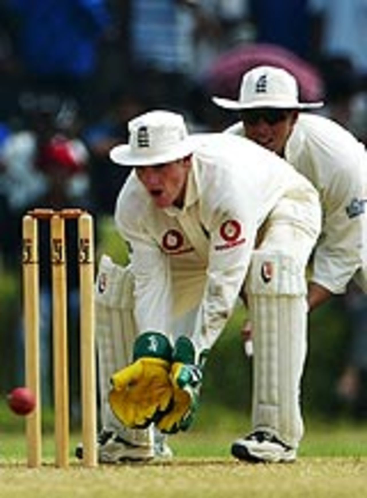 England wicket-keeper Chris read who held three catches at Savar