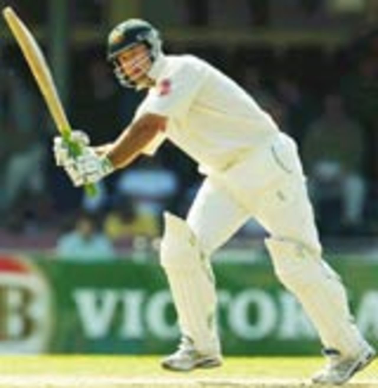 Ricky Ponting flicks to midwicket during Australia's second Test against Zimbabwe, Sydney, October 18