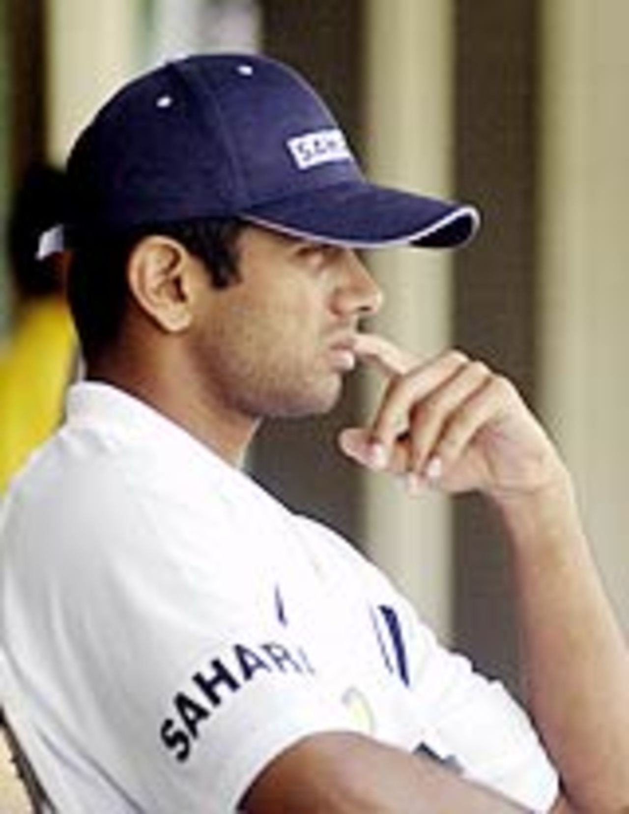 Rahul Dravid in a pensive mood, India v New Zealand, 2nd Test, Mohali, October 19