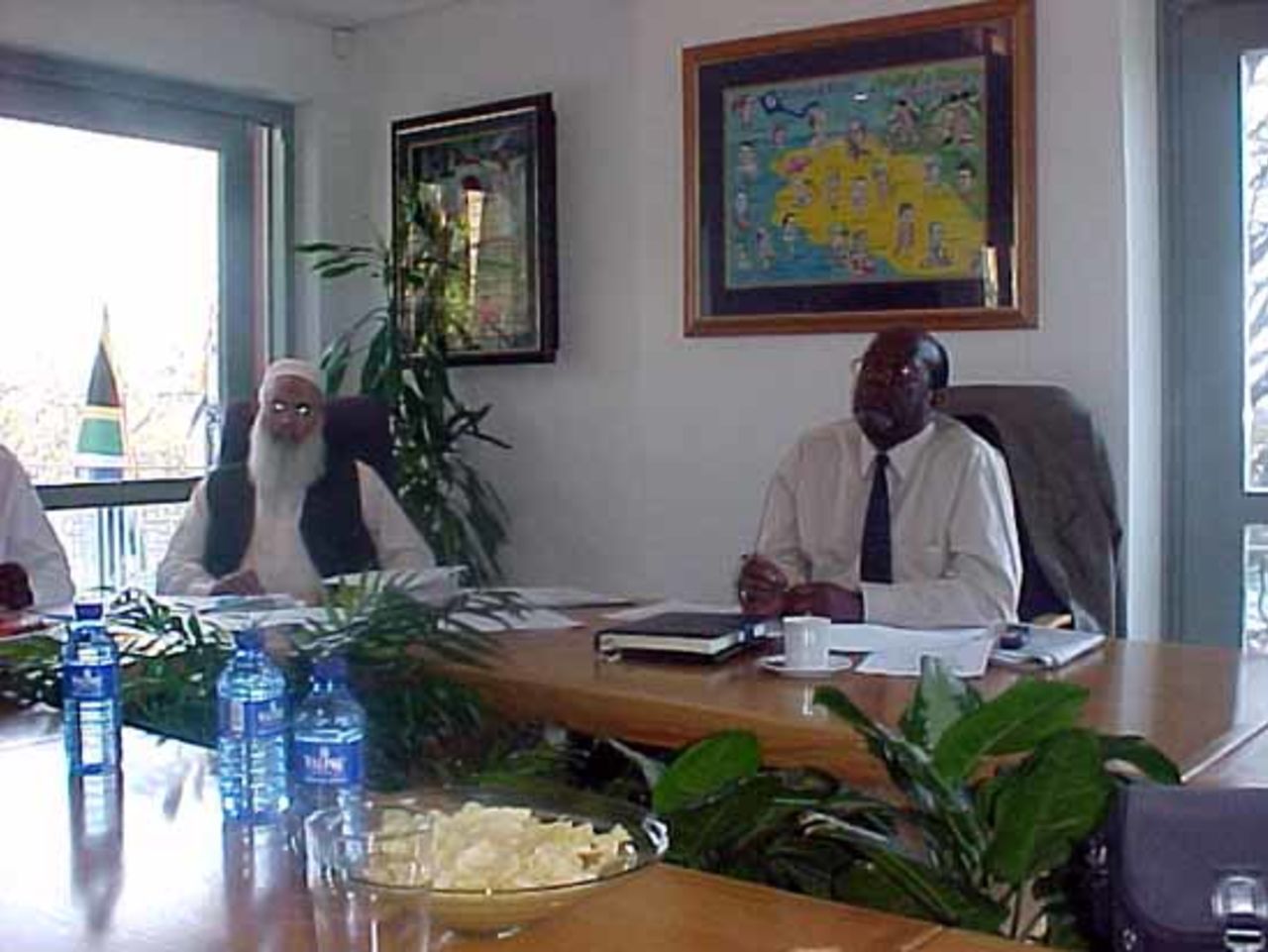 Rashid Patel and Tim Khumalo at the ACA Executive Meeting