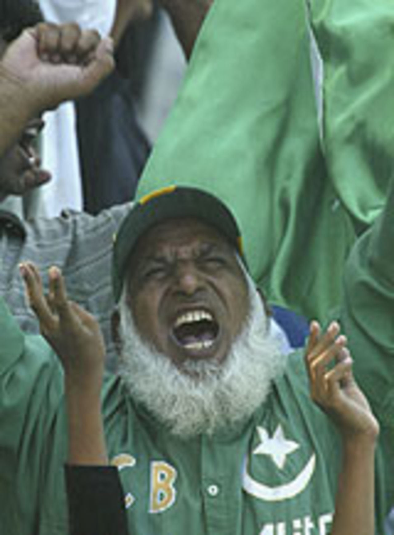 Celebration time, Pak v SA, 1st Test, Lahore, October 20, 2003