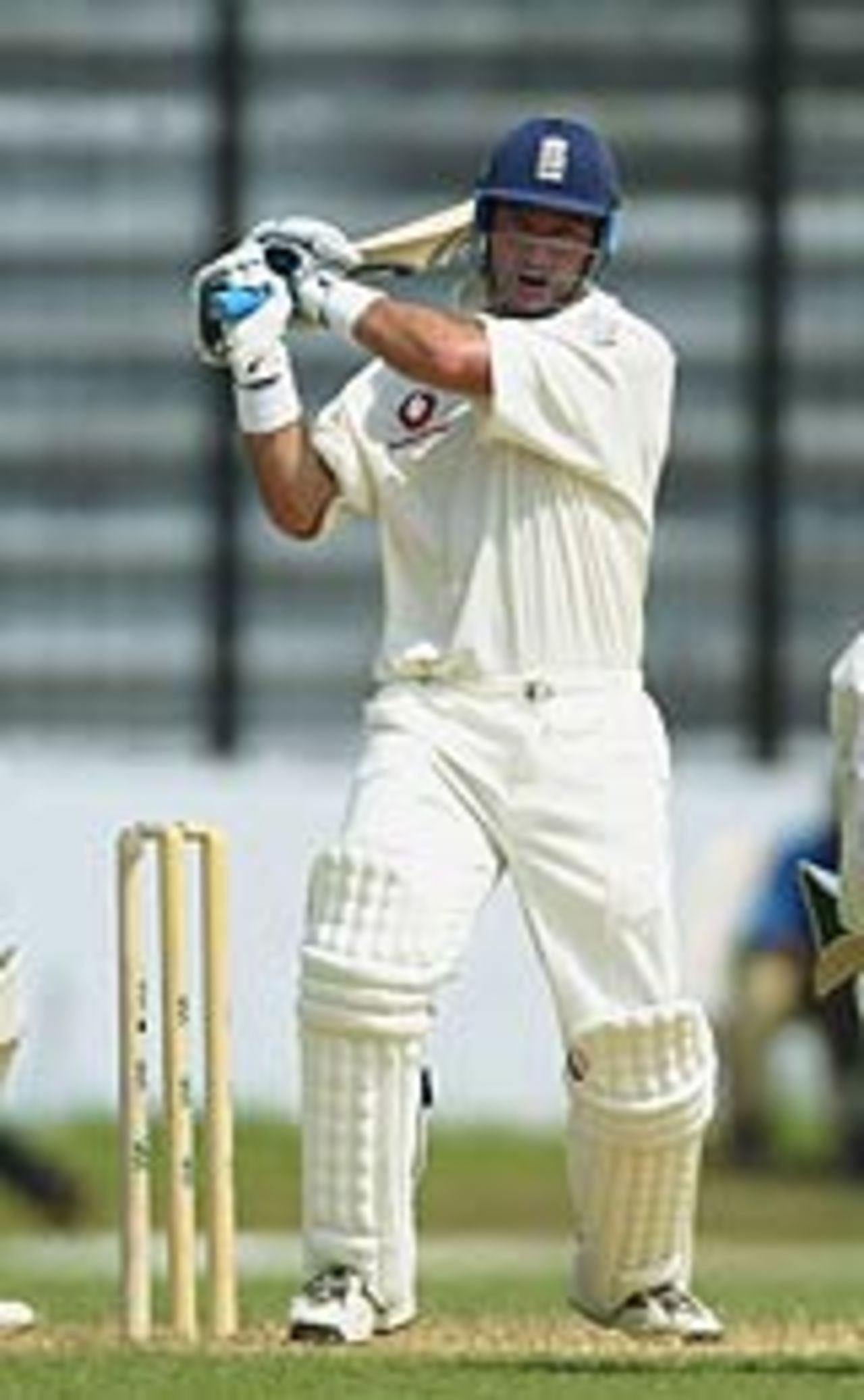 Graham Thorpe on his way to 64, Bangladesh v England, 1st Test, Dhaka, October 23, 2003