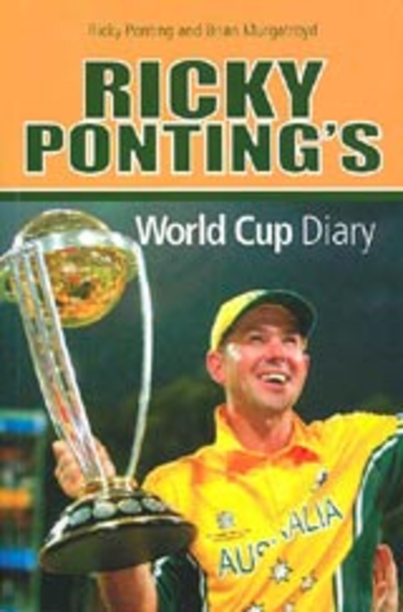 Ricky Ponting's World Cup diary cover