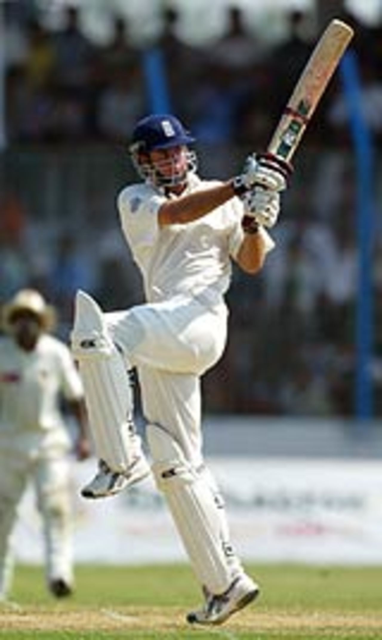 Michael Vaughan on his way to 54, Bangladesh v England, 2nd Test, Dhaka, October 28, 2003