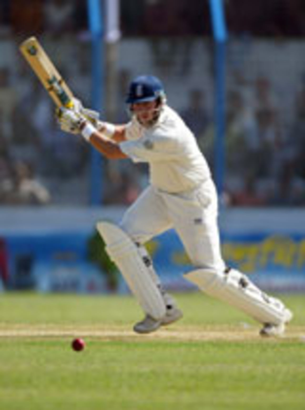 Marcus Trescothick driving, Bangladesh v England, 2nd Test, Chittagong, October 29, 2003