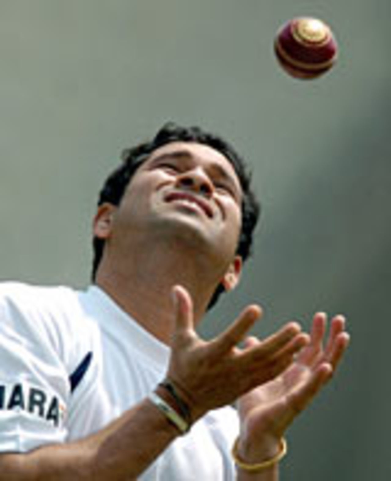 Sachin Tendulkar in the nets at Chennai, October 12, 2004