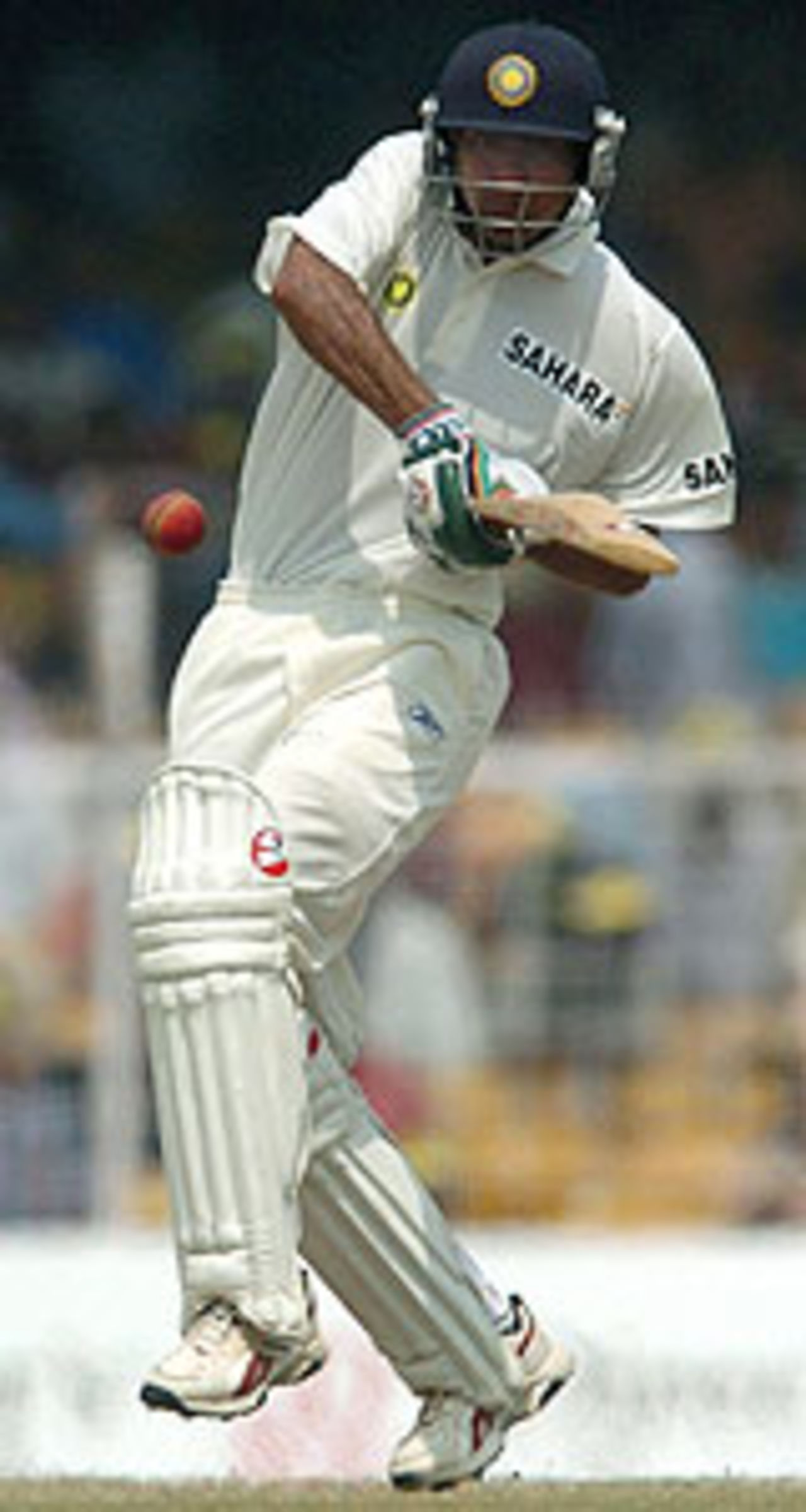 Mohammad Kaif in action, India v Australia, 2nd Test, Chennai, 3rd day, October 16, 2004