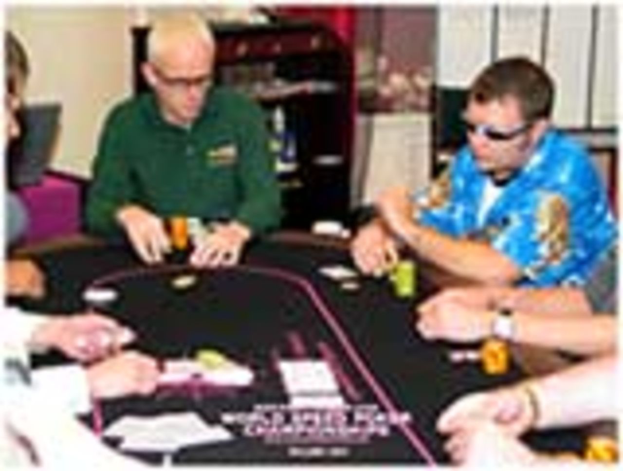 Dave Colclough at the World Speed Poker Championships