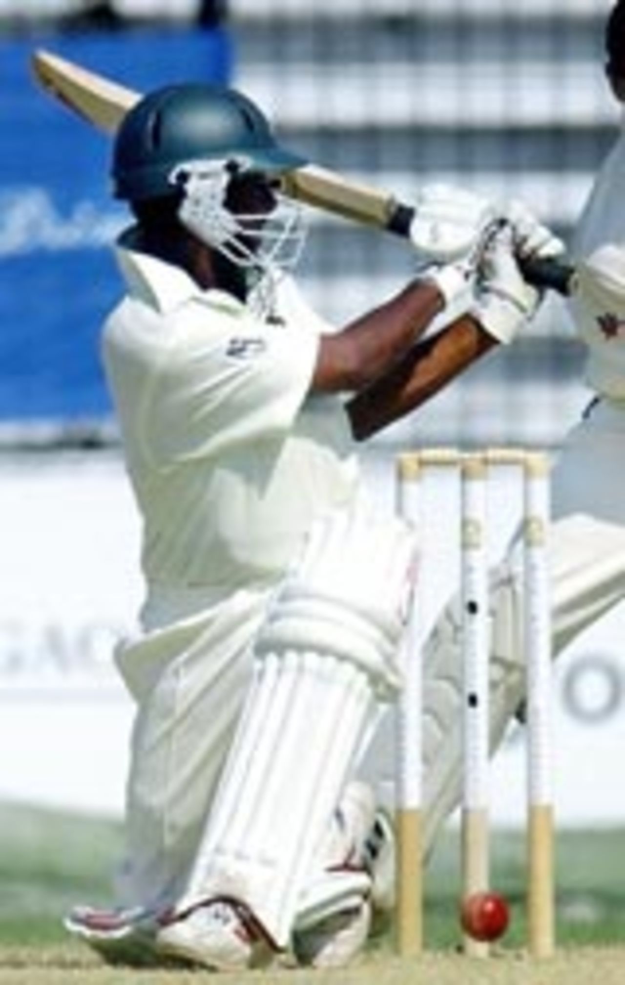 Nafis Iqbal on his way to 49, Bangladesh v New Zealand, 1st Test, Dhaka, October 22, 2004