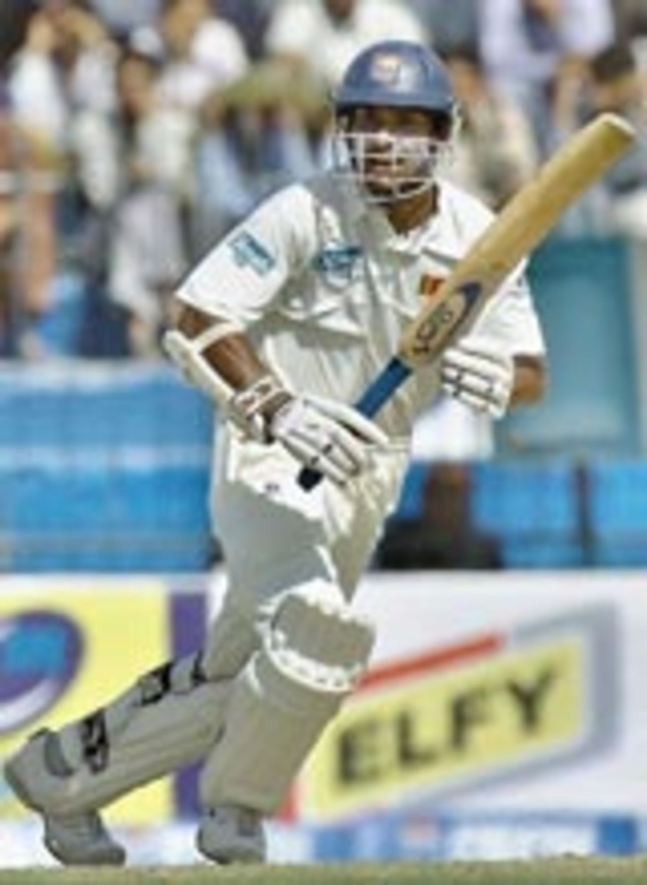 Kumar Sangakkara flicks on the way to 59, Pakistan v Sri Lanka, 1st Test, Faisalabad, October 22, 2004