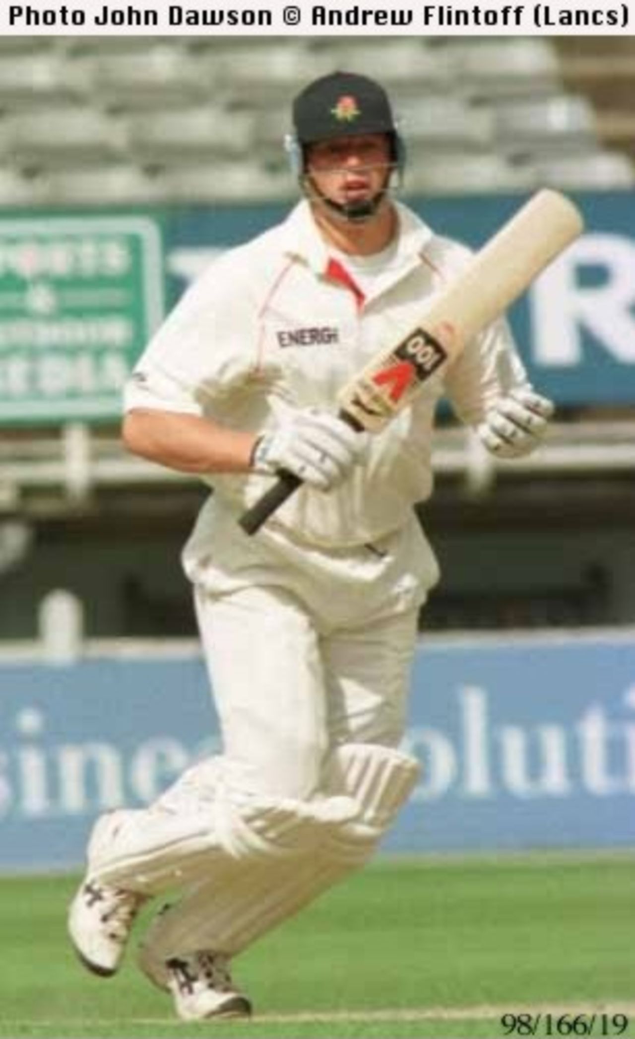 Andrew Flintoff running