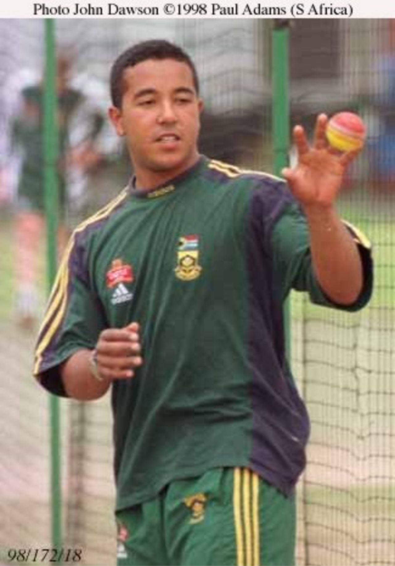 Paul Adams in the nets