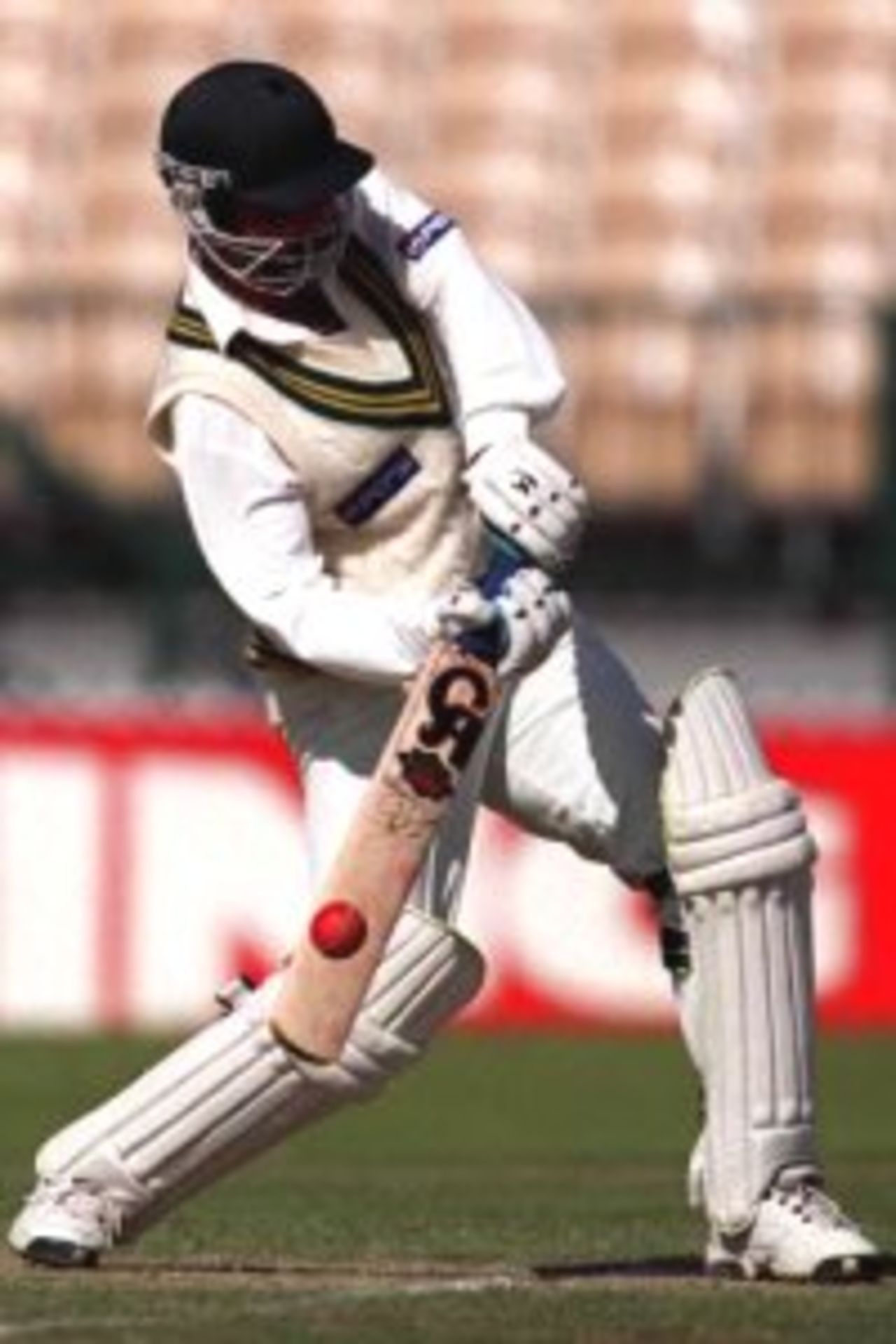 13 Nov 1999: Pakistan Batsman Ijaz Ahmed on his way to a century in the tour match against South Australia at Adelaide Oval today.