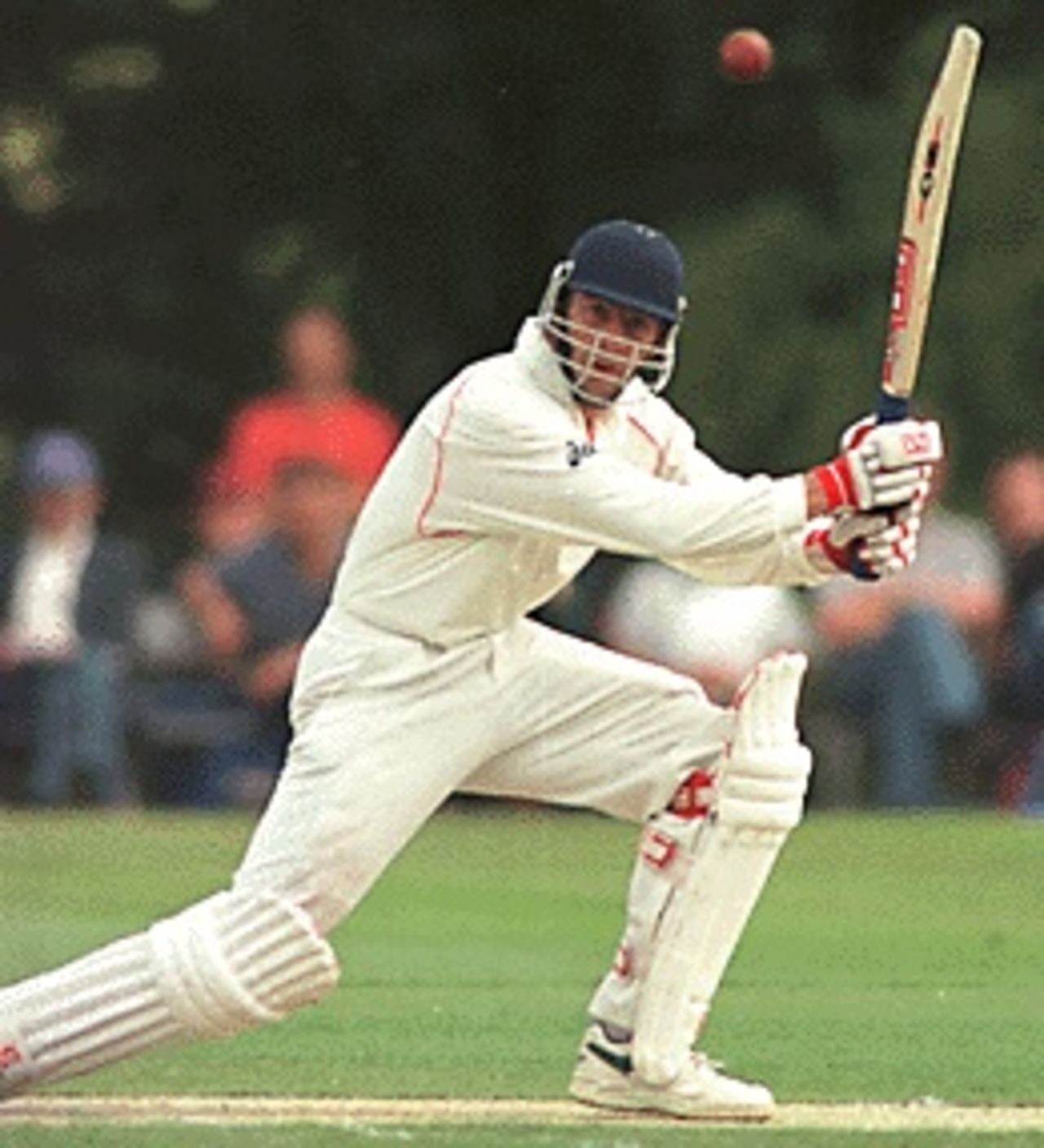 Mike Watkinson with a cover drive, Hertfordshire v Lancashire, NatWest Trophy, 23  June 1999