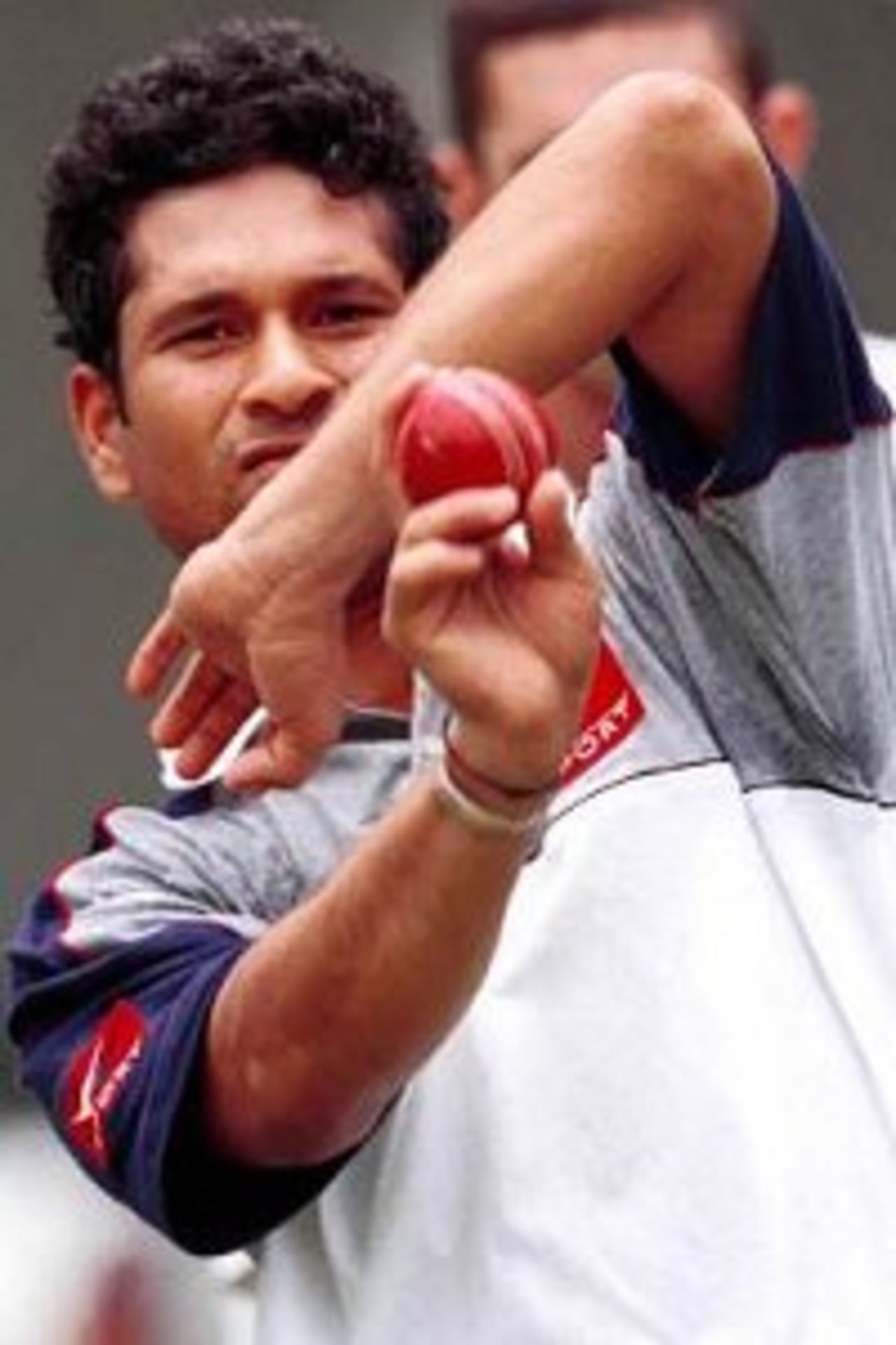 25 Nov 1999: Sachin Tendulkar of India bowls during the Indian training session prior to the four day test match against the Brisbane Bulls at the Gabba cricket ground,Brisbane Australia.