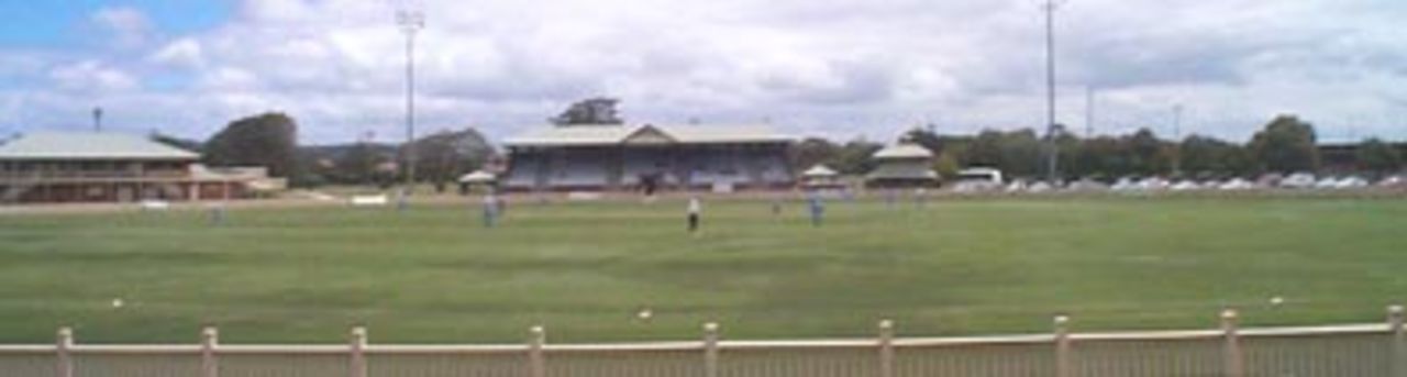 Newcastle No.1 Sportsground view from hill. NSW v Queensland, Women's National League, 28 November 1999