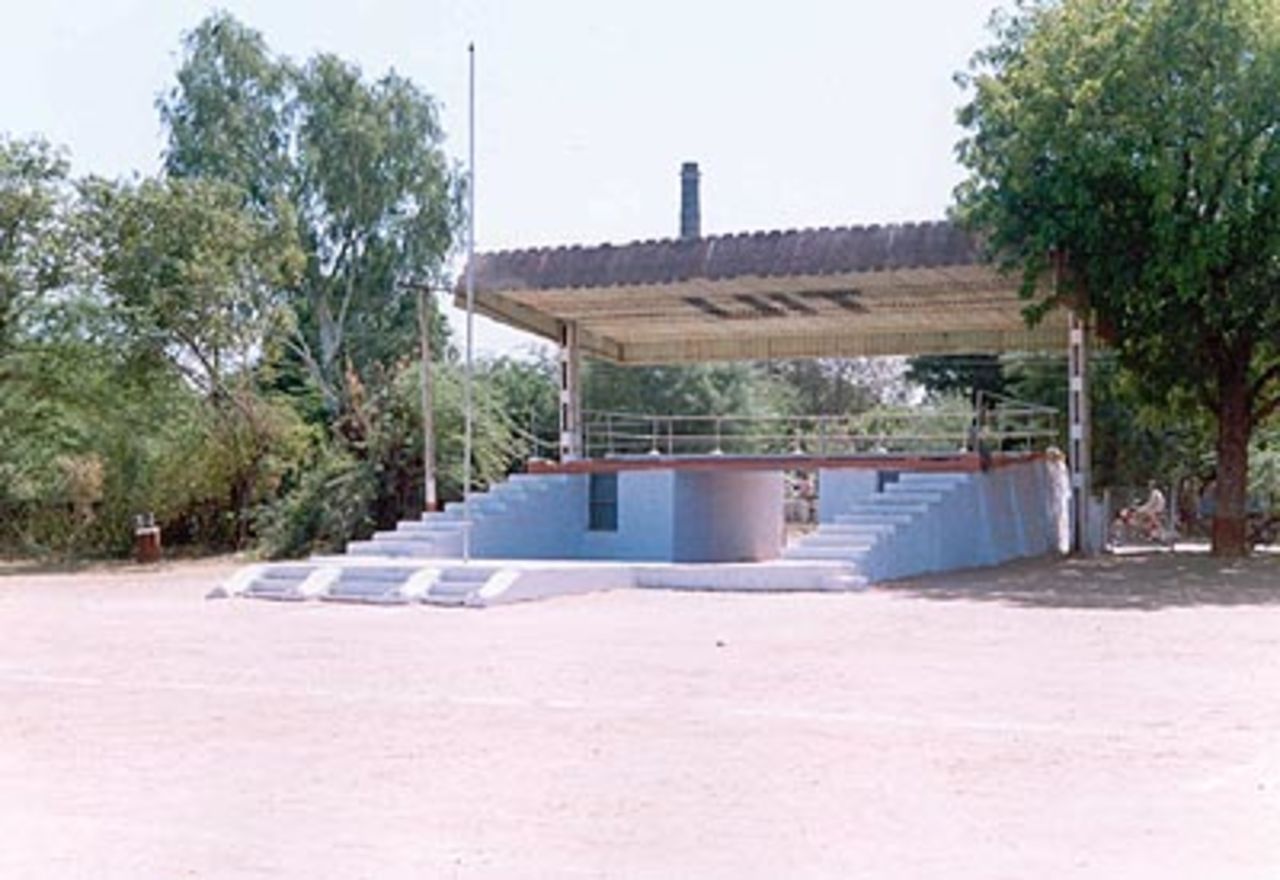 A view of the Pavilion at Reserve Police Force ground, Bhilwara