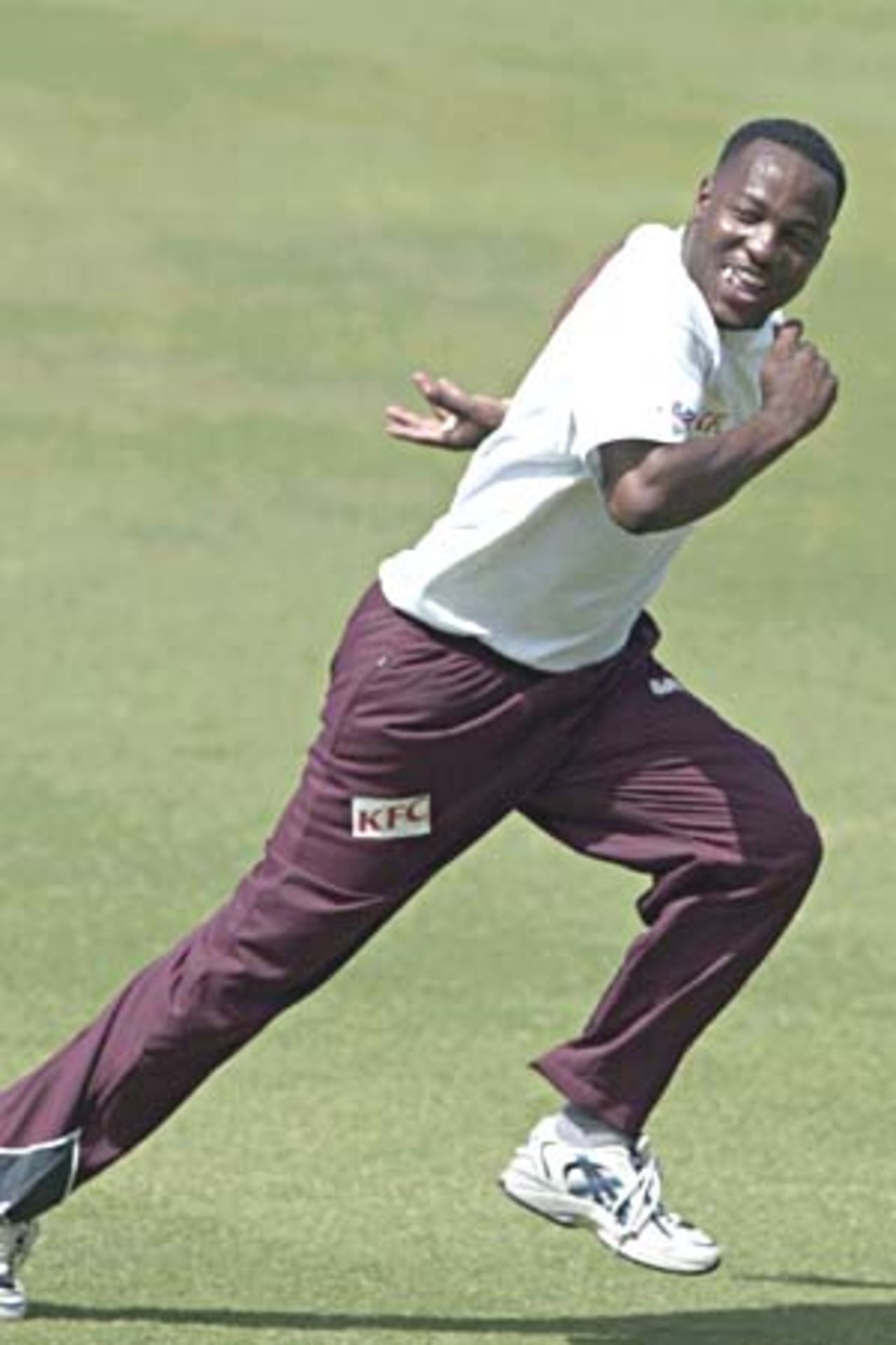 5 Nov 2000: Brian Lara of the West Indies during the team training sesion today at the WACA cricket ground, as the West Indies in prepere for the up coming test series against Australia. WACA, Perth , Australia.