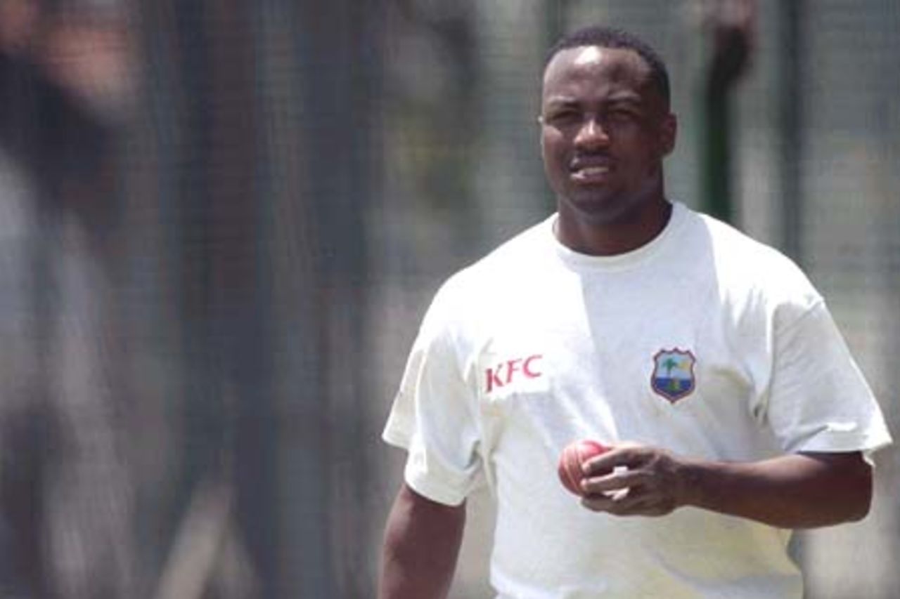 5 Nov 2000: Brian Lara of the West Indies during the team training sesion today at the WACA cricket ground, as the West Indies in prepere for the up coming test series against Australia. WACA, Perth , Australia.