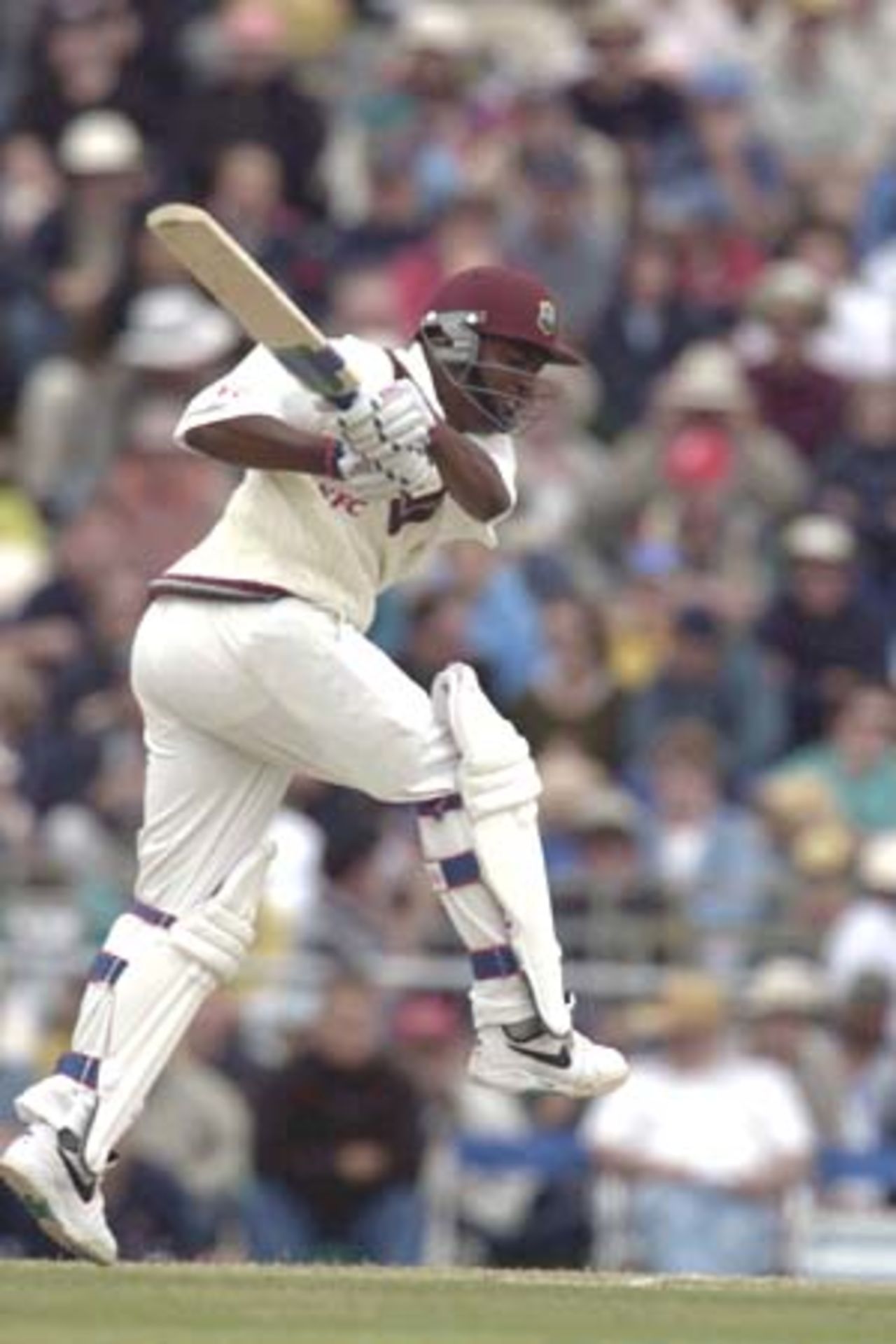 07 Nov 2000: Brian Lara for the West Indies in the match between the Australian Cricket Board's Chairman's Xi at Lilac Hill in Perth, Australia.