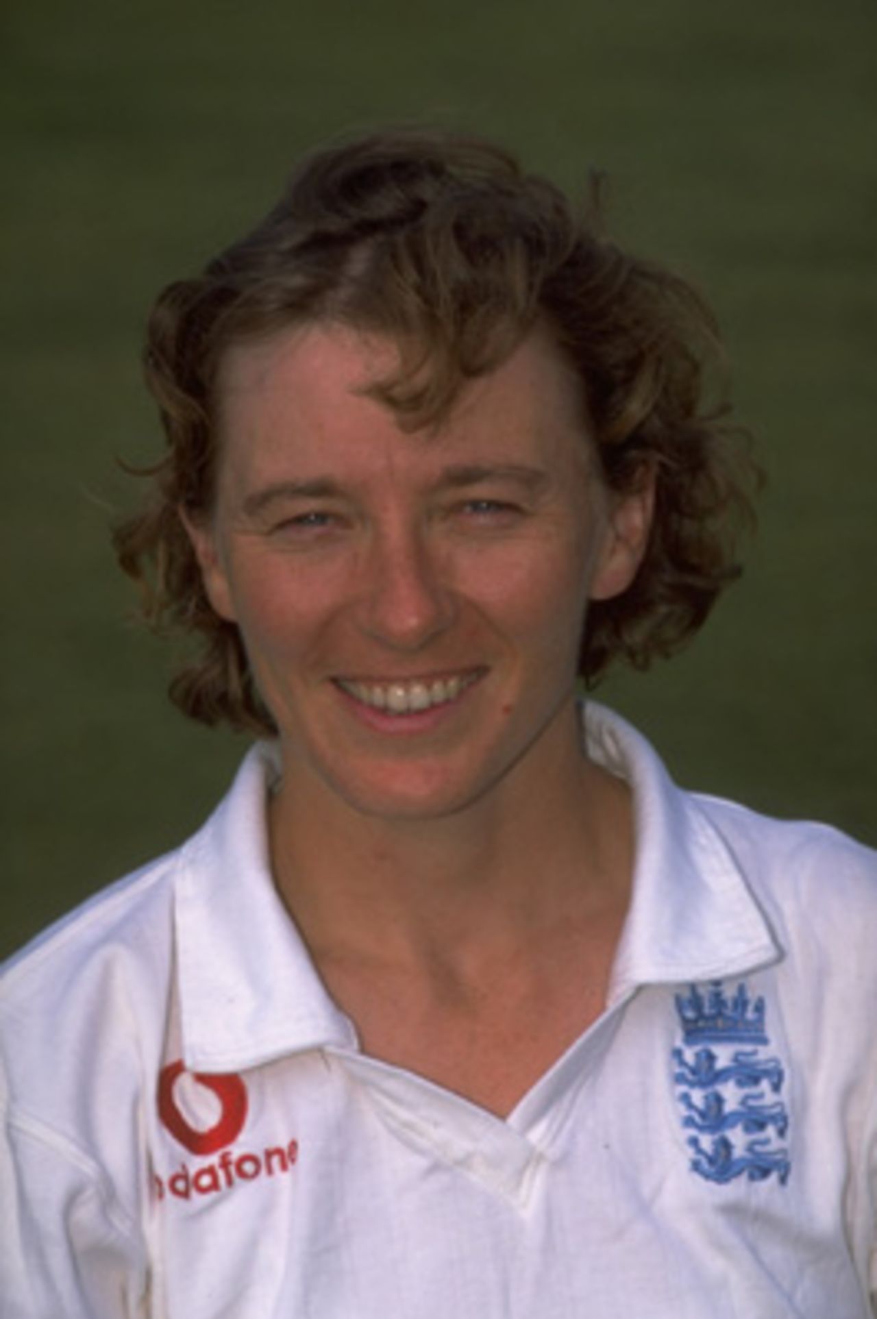 Portrait of Barbara Daniels, August 2000 - England player in the CricInfo Women's World Cup 2000