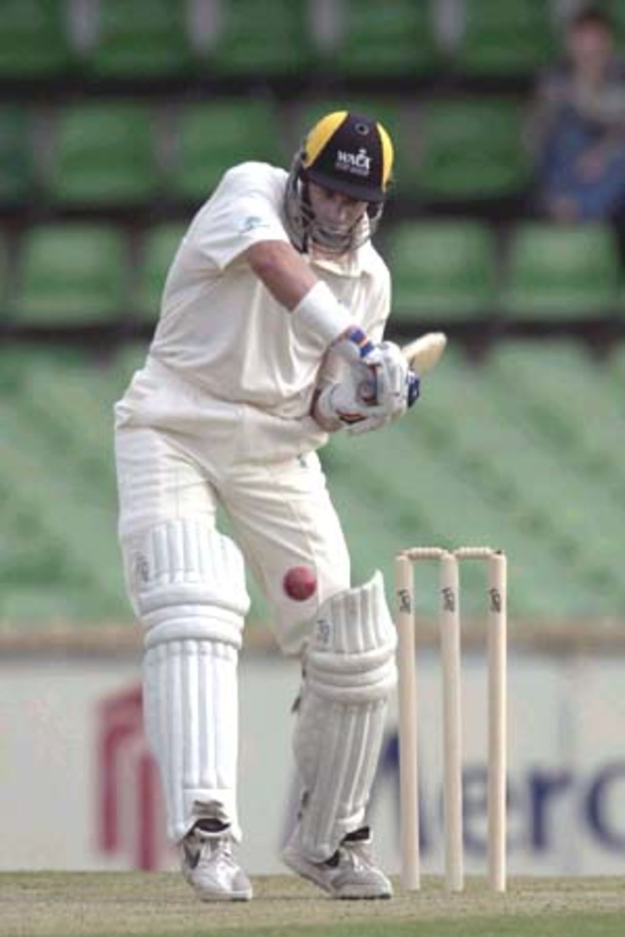 09 Nov 2000: Mike Hussey for Western Australia in the match between the Western Warriors and the West Indies at the WACA ground in Perth, Australia.